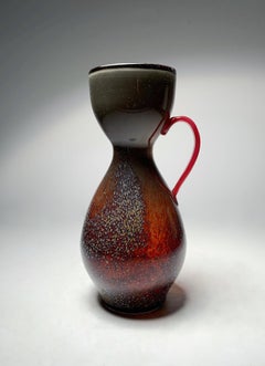 Vase aus WMF-Glas von Karl Wiedmann. Deutschland