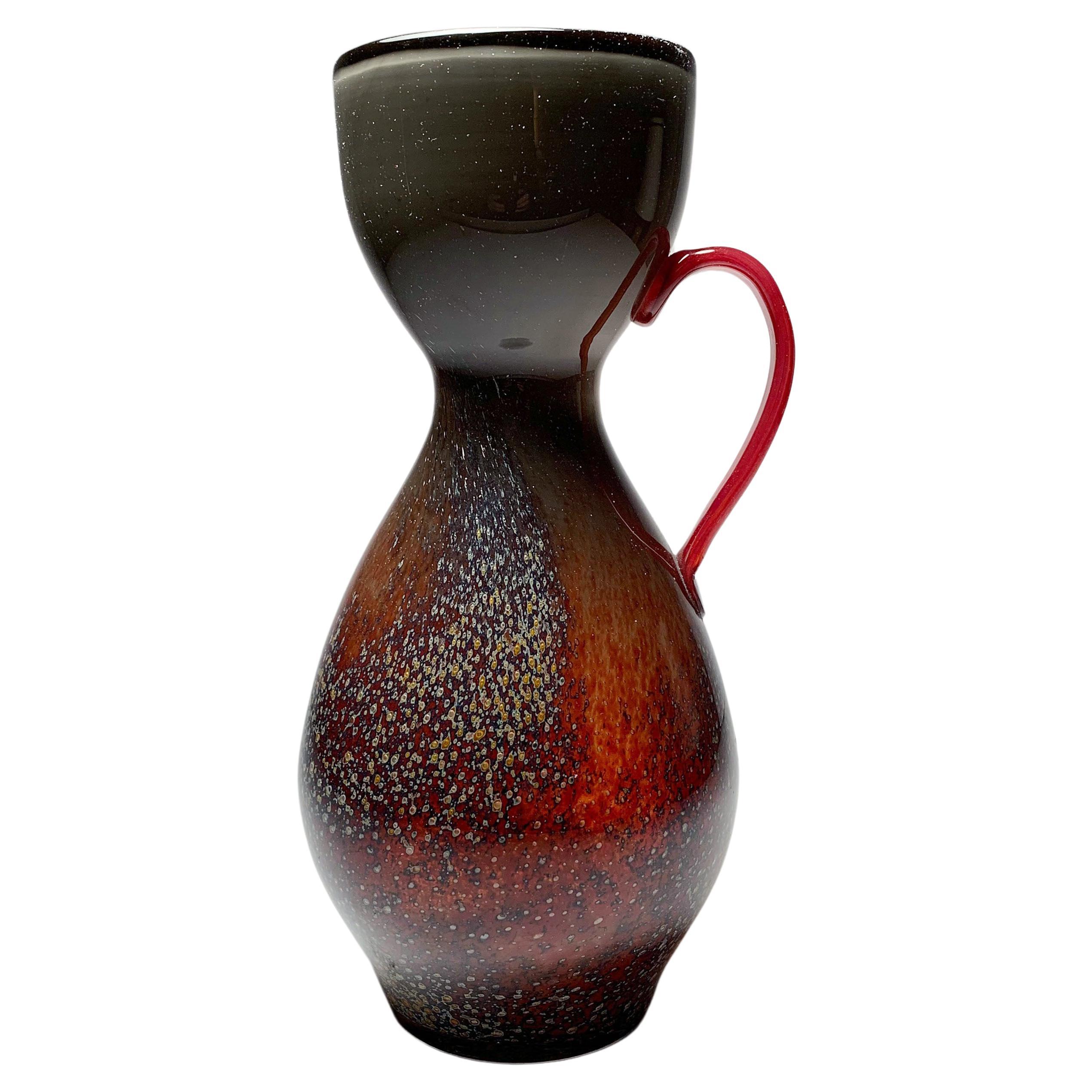 WMF Glass vase by Karl Wiedmann. Germany