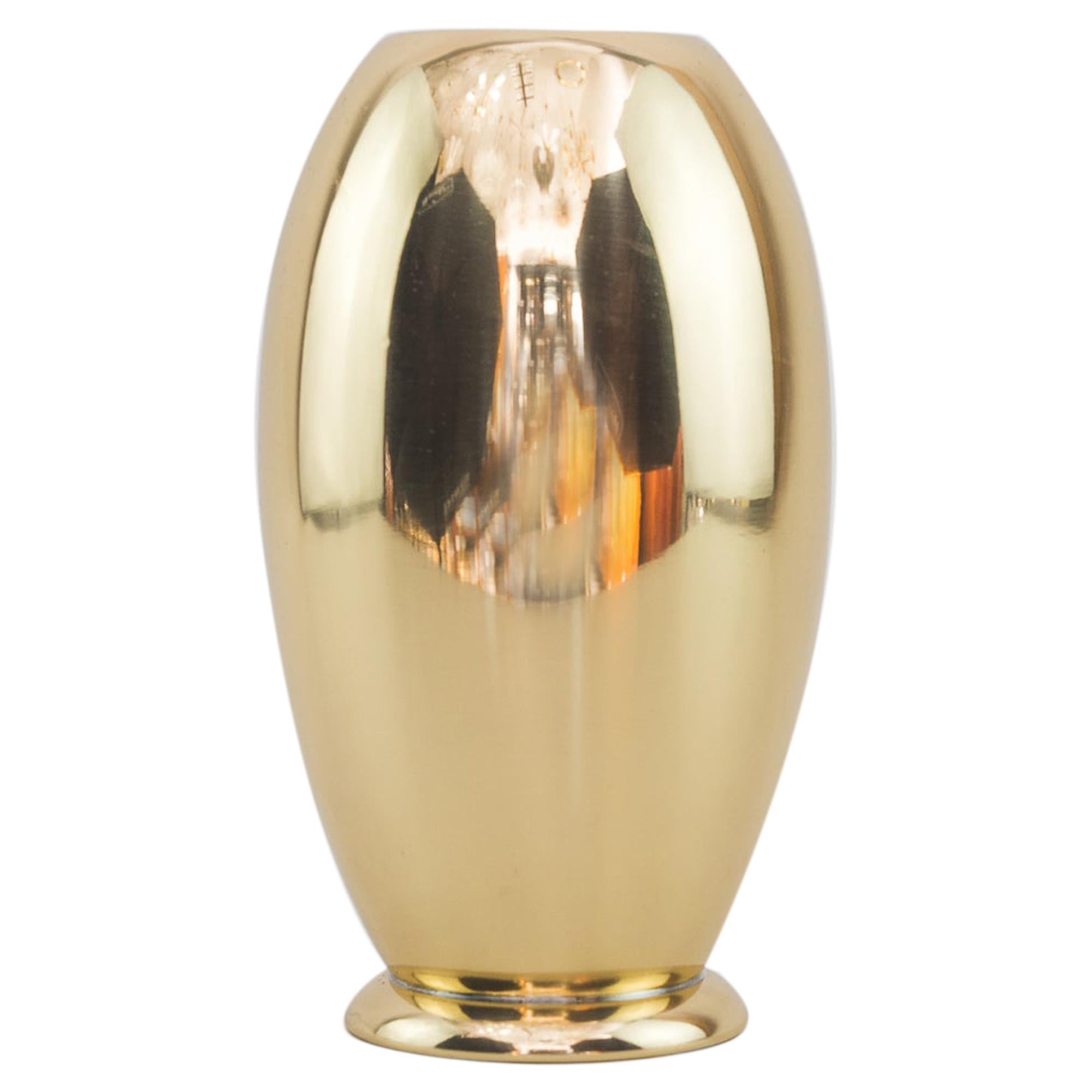 WMF Ikora Brass Vase Germany Around 1920s For Sale