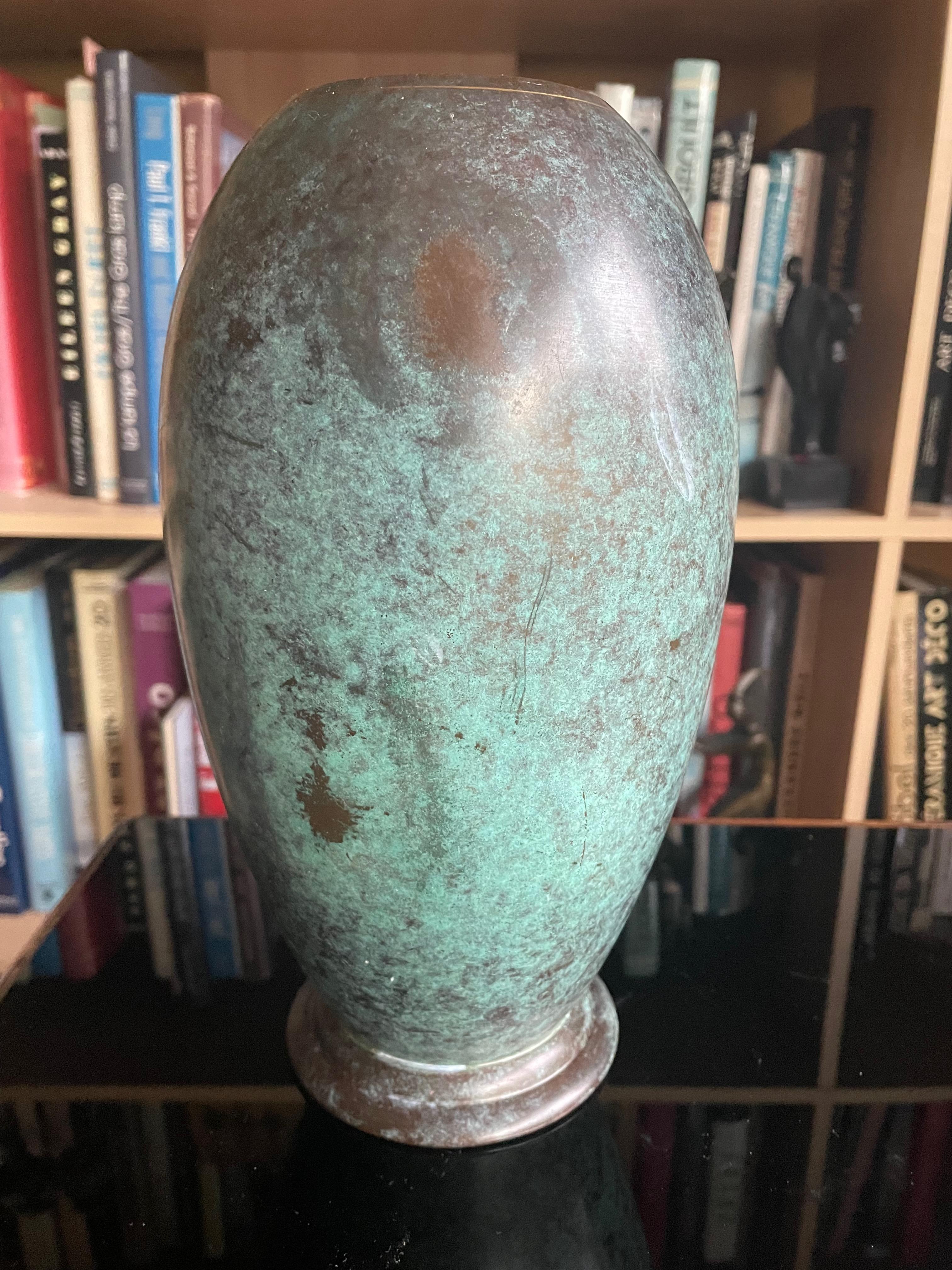 Tedesco Vaso WMF Ikora Dinanderie. Germania anni '20 in vendita