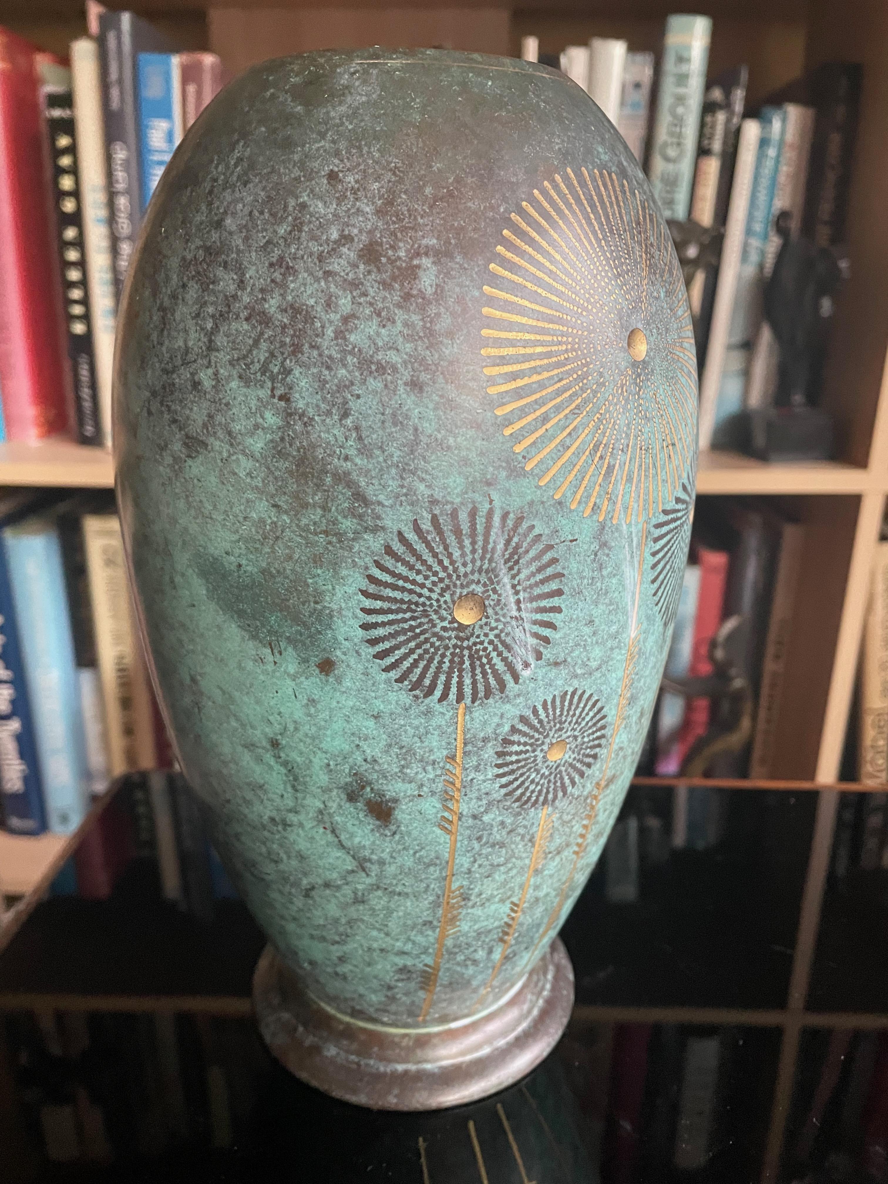 Vaso WMF Ikora Dinanderie. Germania anni '20 In condizioni buone in vendita a Köln, NW