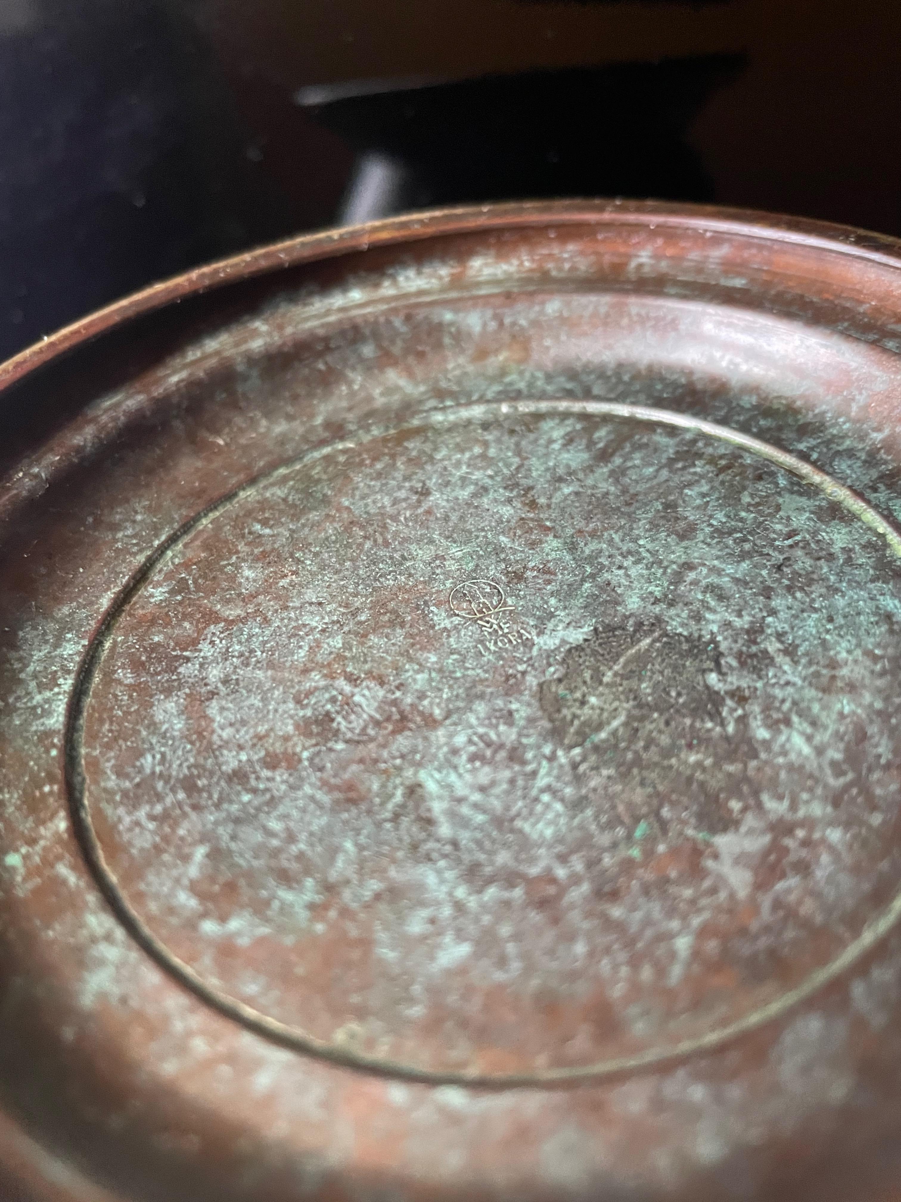 Inizio XX secolo Vaso WMF Ikora Dinanderie. Germania anni '20 in vendita