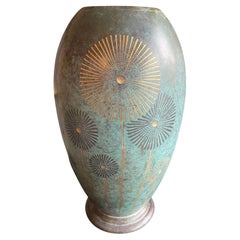 WMF Ikora Dinanderie vase. Germany 1920s