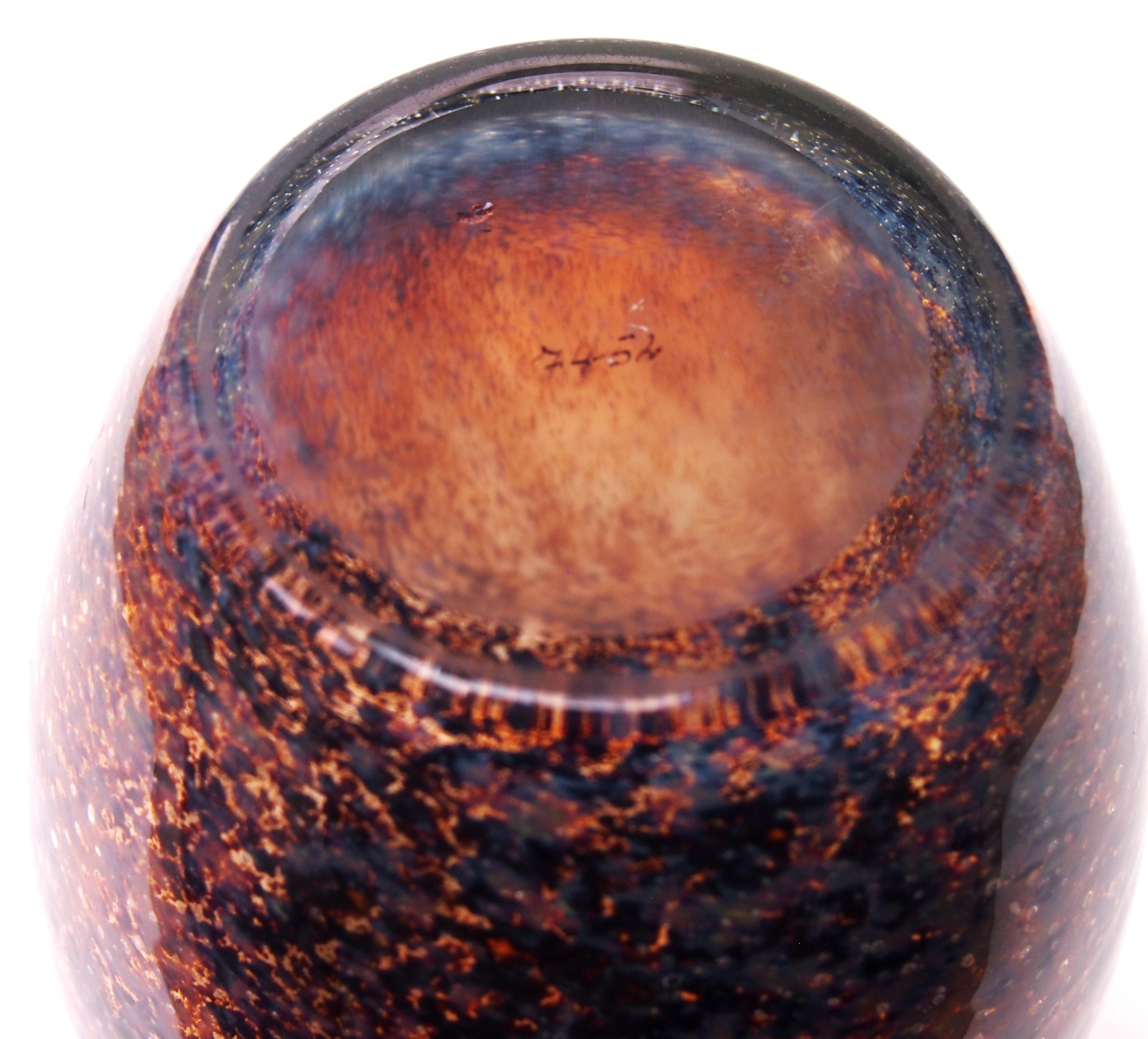 Metà XX secolo WMF Ikora - il famoso vaso di vetro a uovo Dexel 