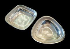 WMF  IKORA - Paire de coupes à noix ou à bonbons en siverplate - Allemagne - Circa 1960's