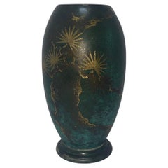 WMF Ikora - Art-Deco Patinated vase - Germany 1930's