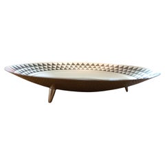 WMF Ikora Skulpturale Bauhaus-Schale Versilbert von Paul Haustein, 1920
