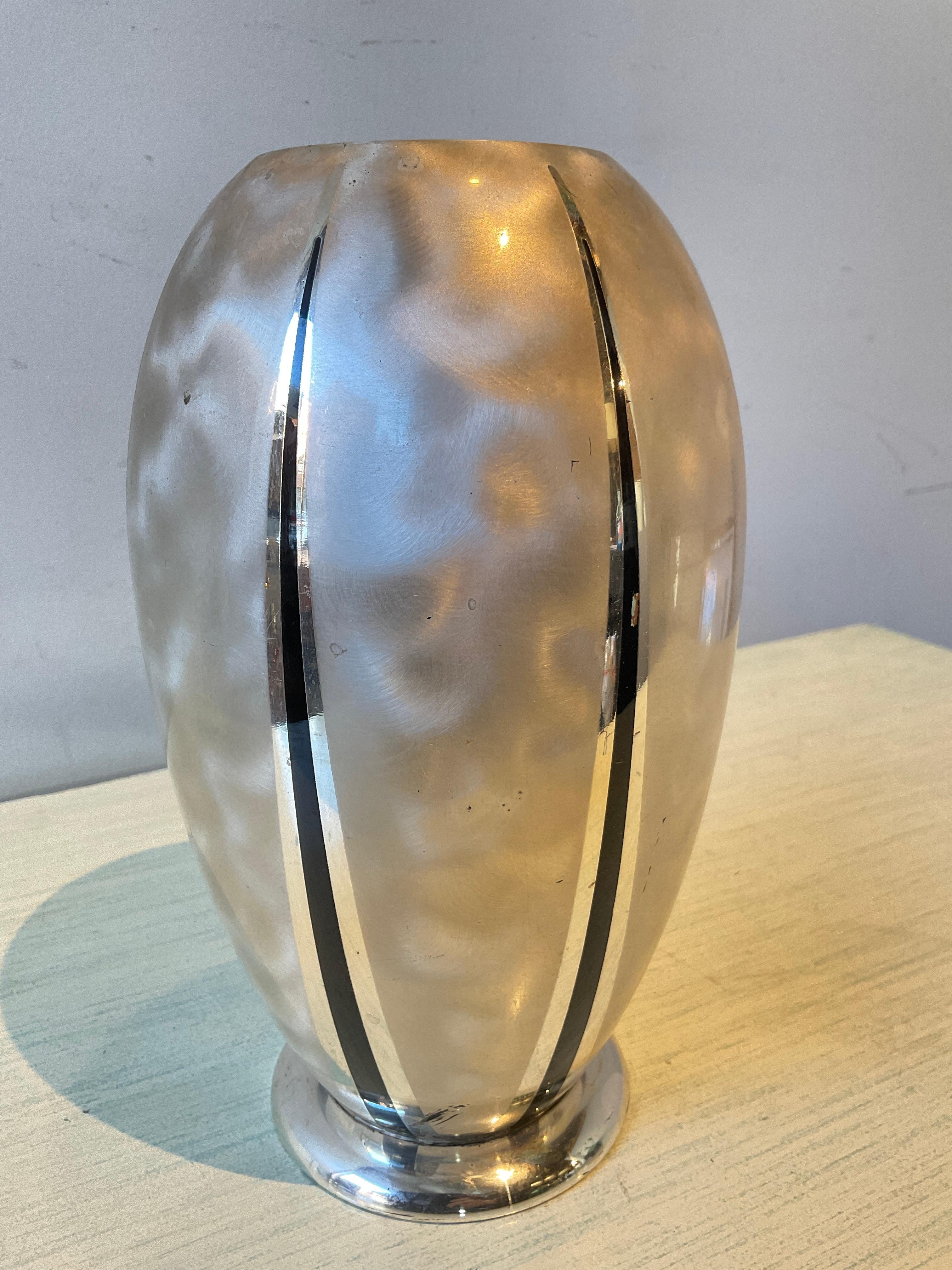 Silver Plate WMF Ikora SilverPlate Vase For Sale