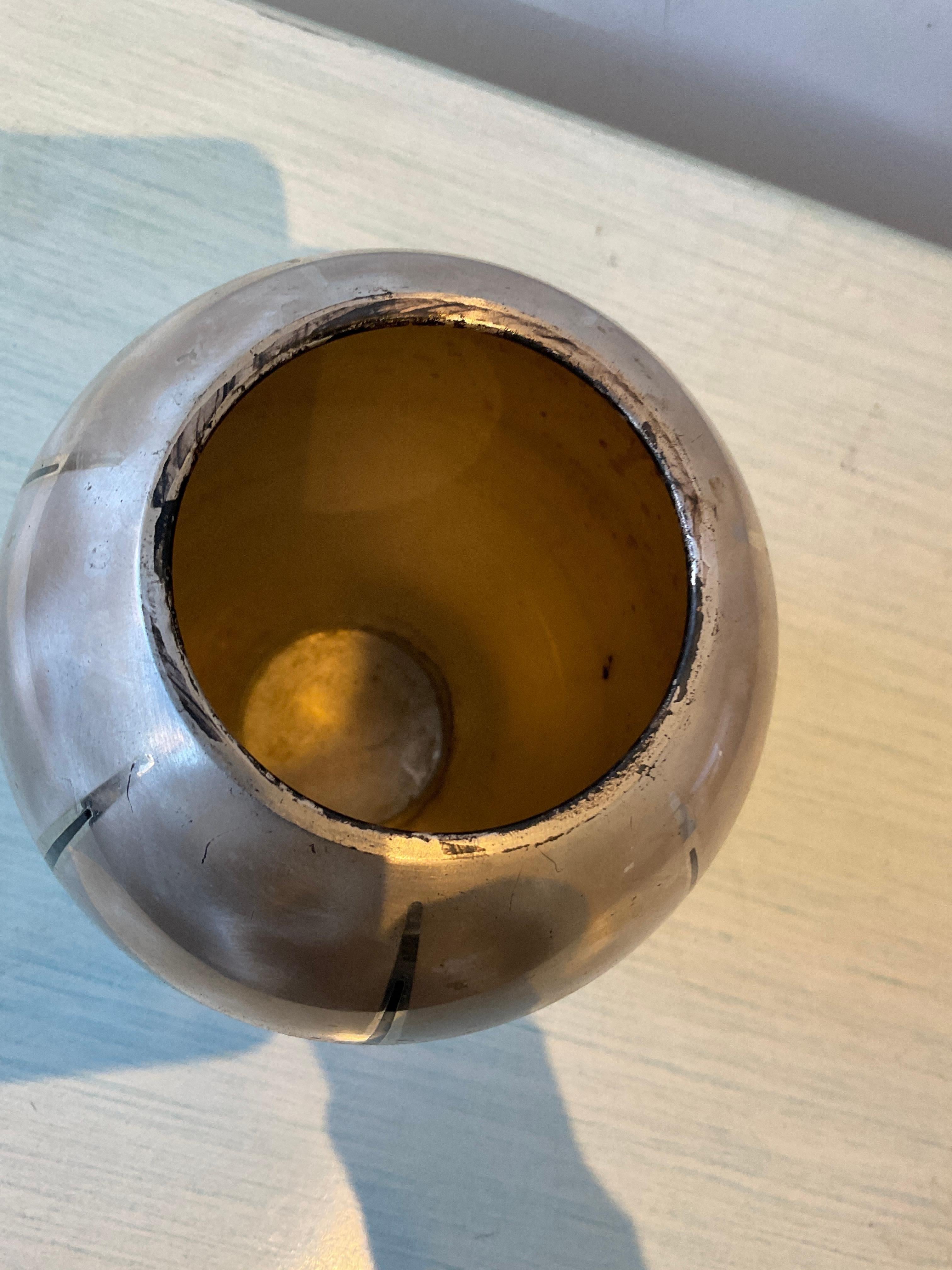 WMF Ikora vase en métal argenté en vente 1