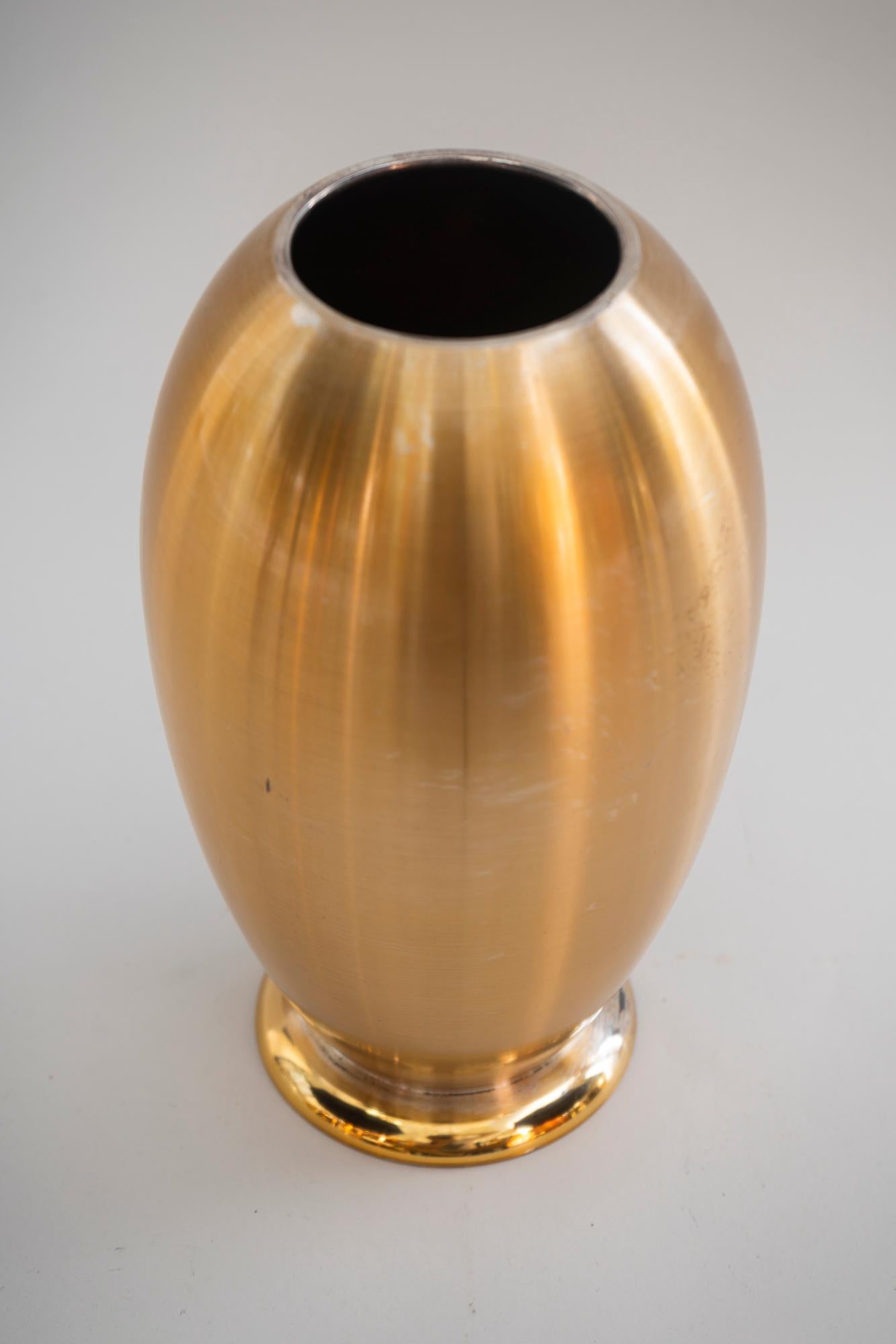 Brass WMF Ikora Vase, Germany, circa 1930s