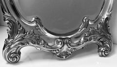 WMF Gran espejo Art Nouveau de plata sobre estaño, Alemania, circa 1900