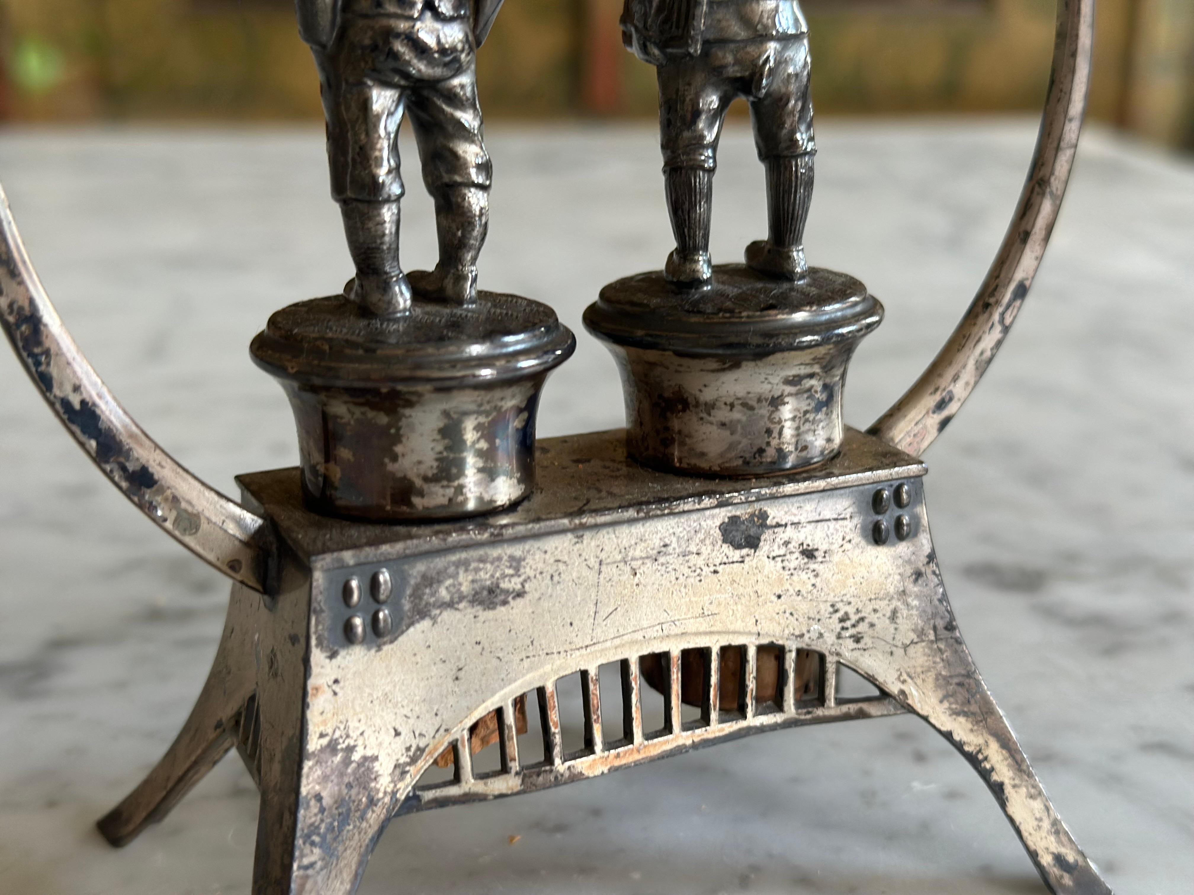 WMF “Max and Moritz” Silver-Plated Cork Holder, circa 1900 For Sale 6
