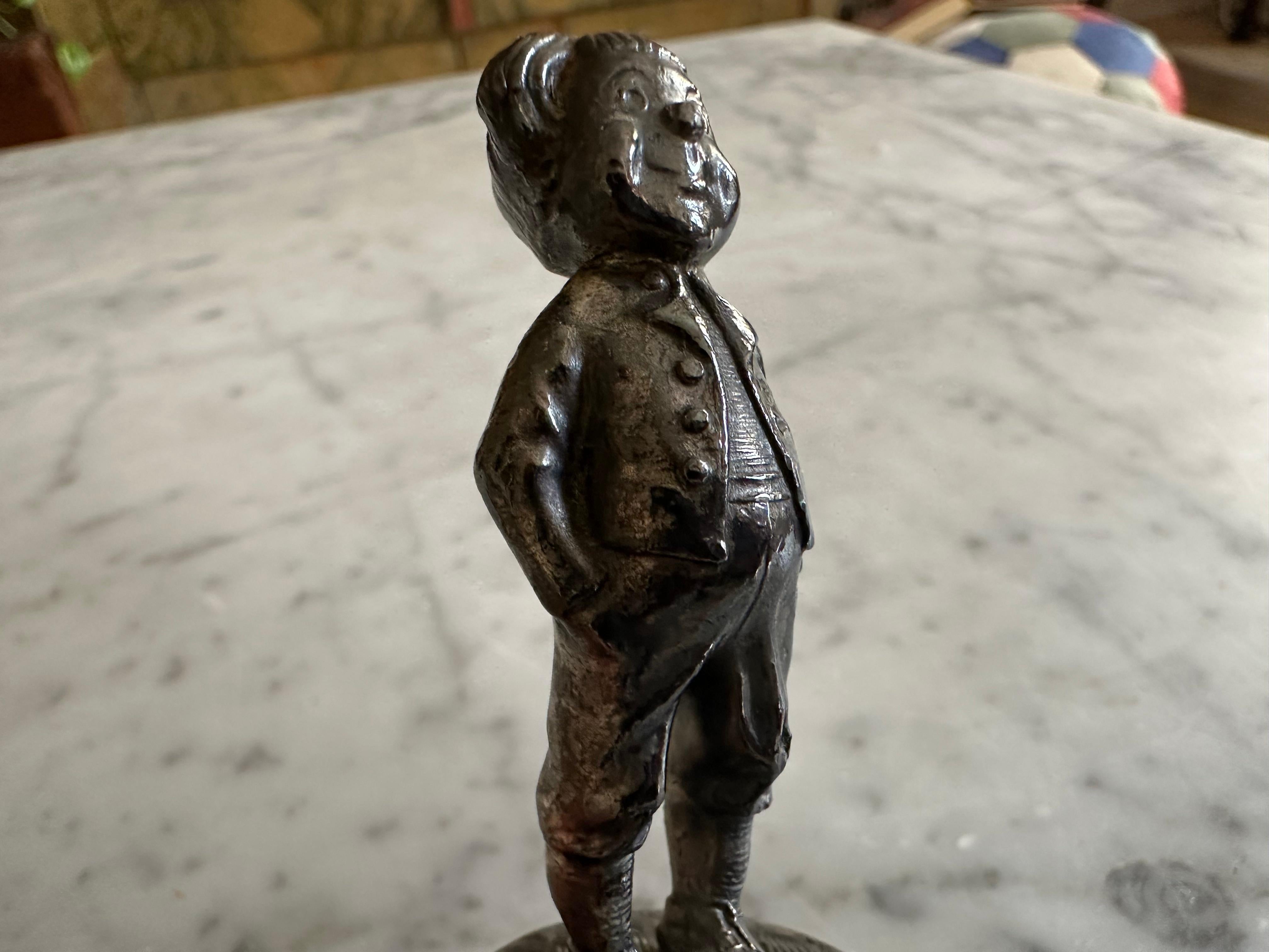 WMF “Max and Moritz” Silver-Plated Cork Holder, circa 1900 For Sale 10