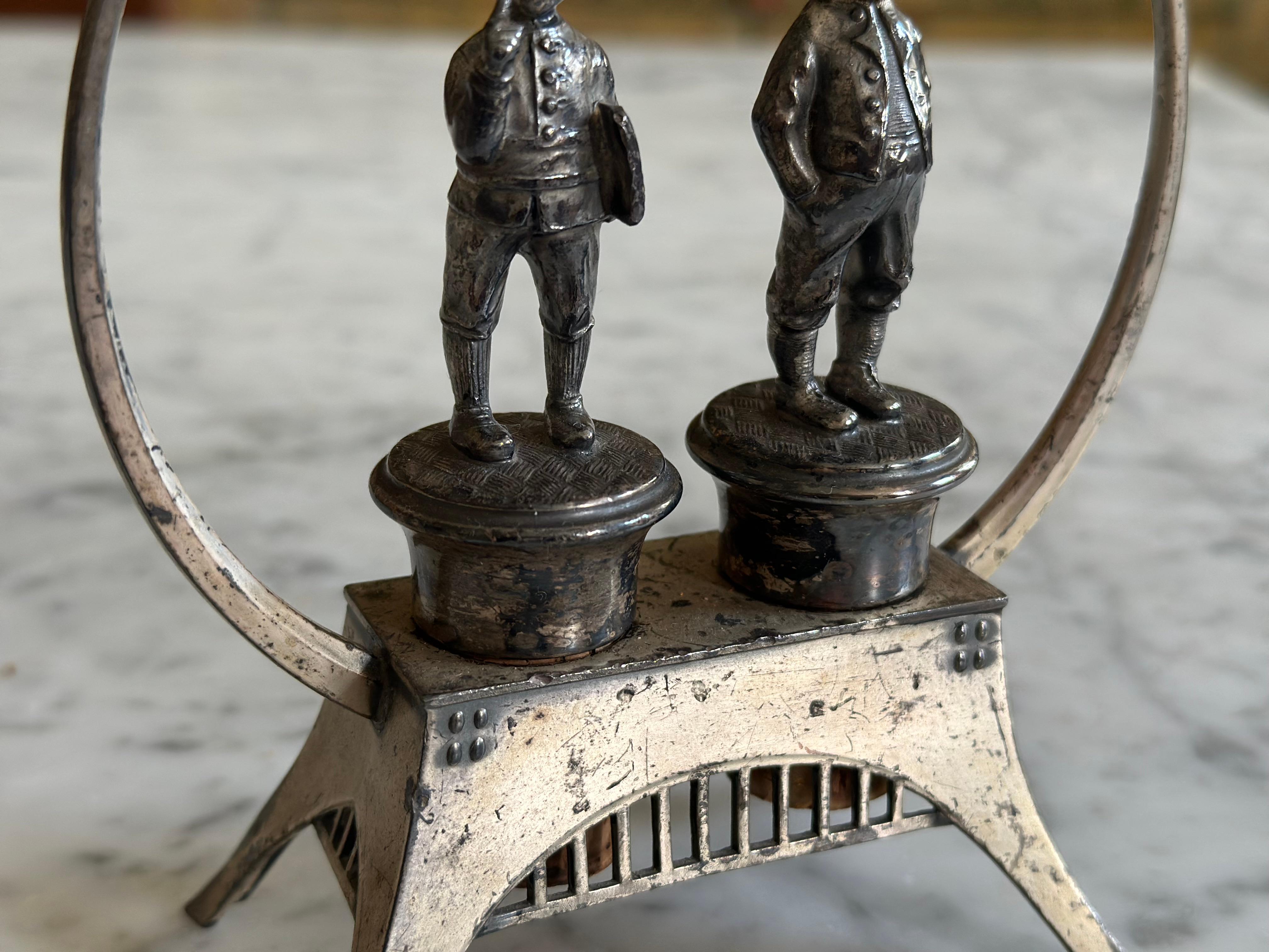 WMF “Max and Moritz” Silver-Plated Cork Holder, circa 1900 For Sale 2