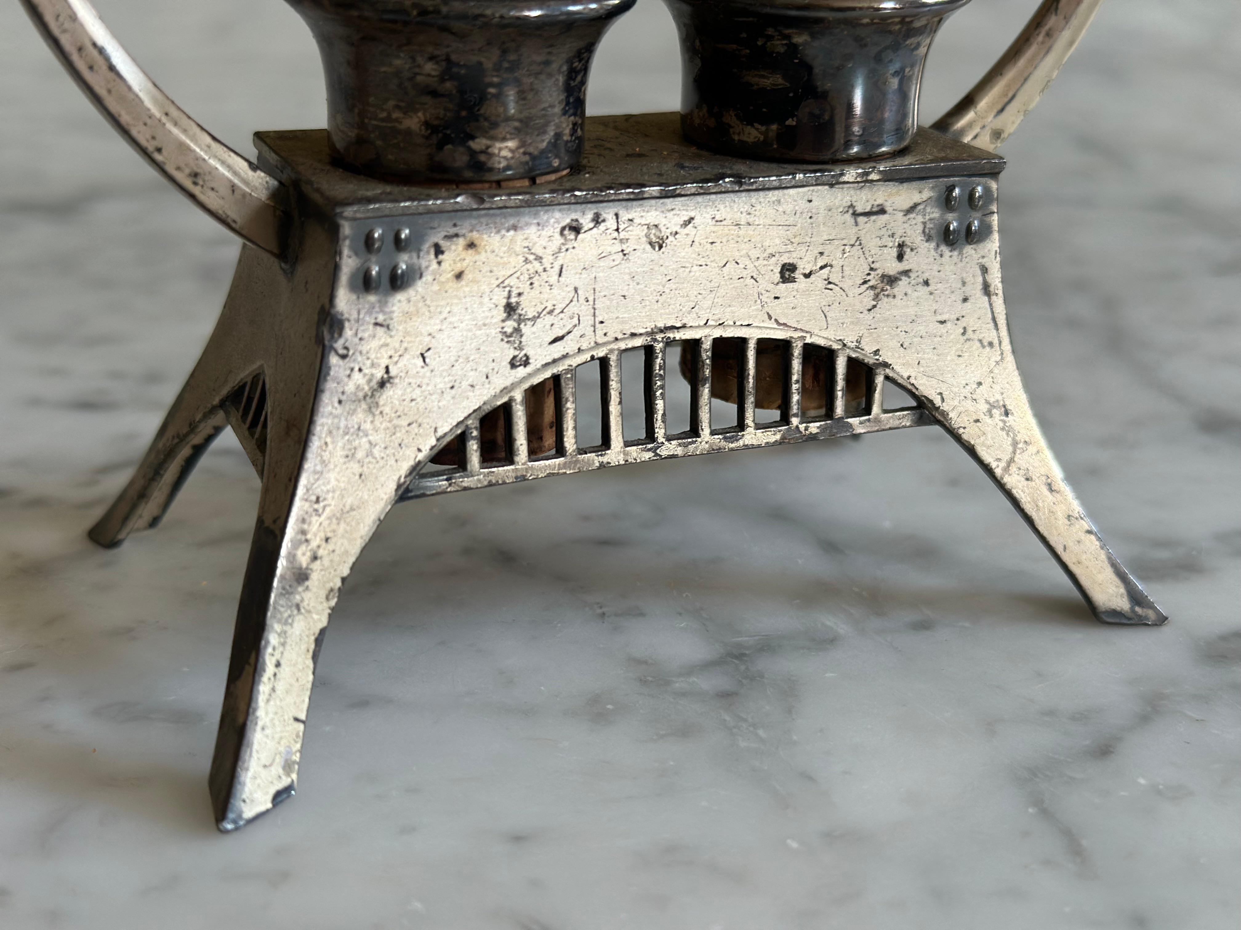 WMF “Max and Moritz” Silver-Plated Cork Holder, circa 1900 For Sale 3