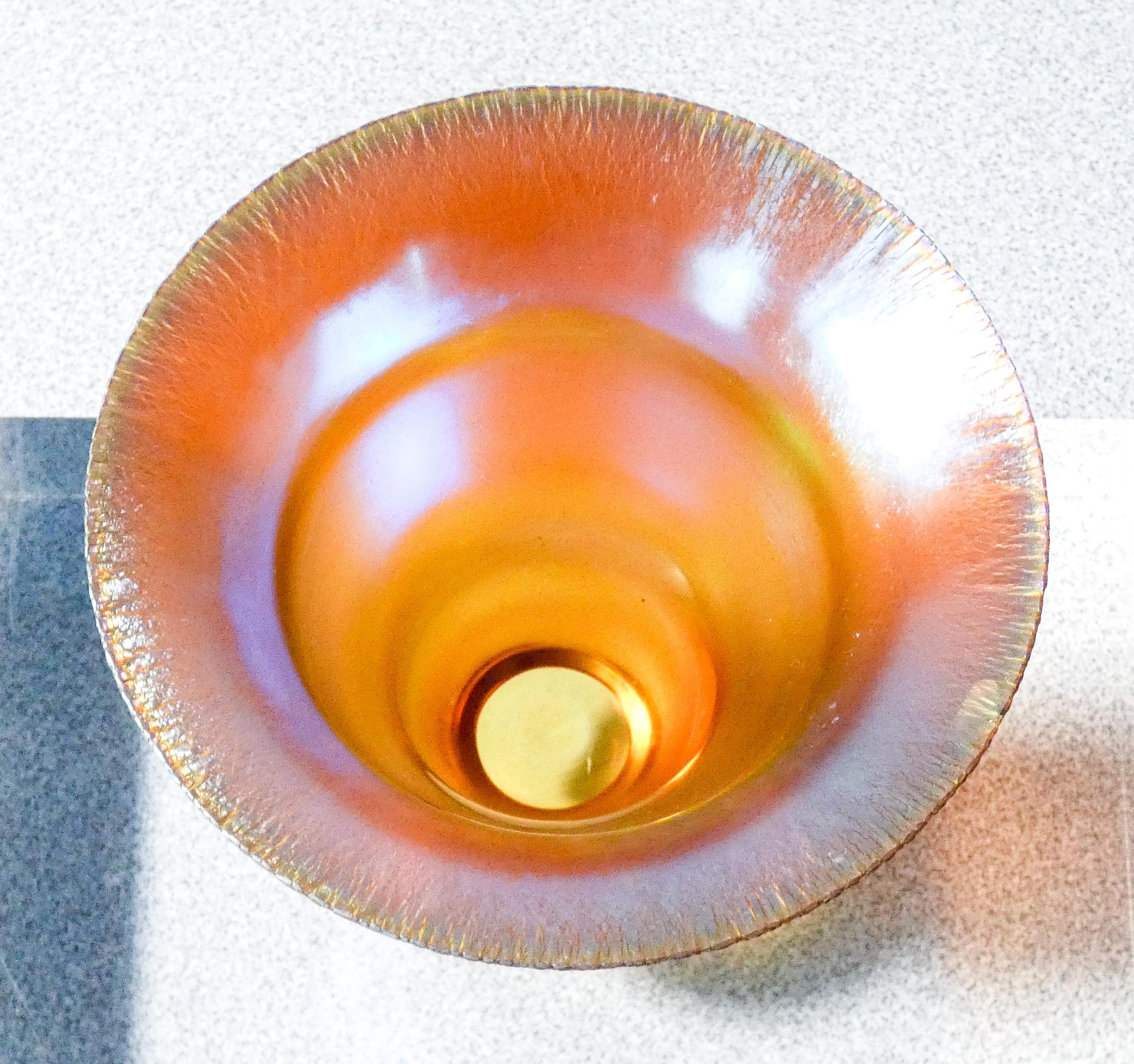 Wmf Myra-Kristall. Small Iridescent Blown Glass Vase, Germany, 1930s 3