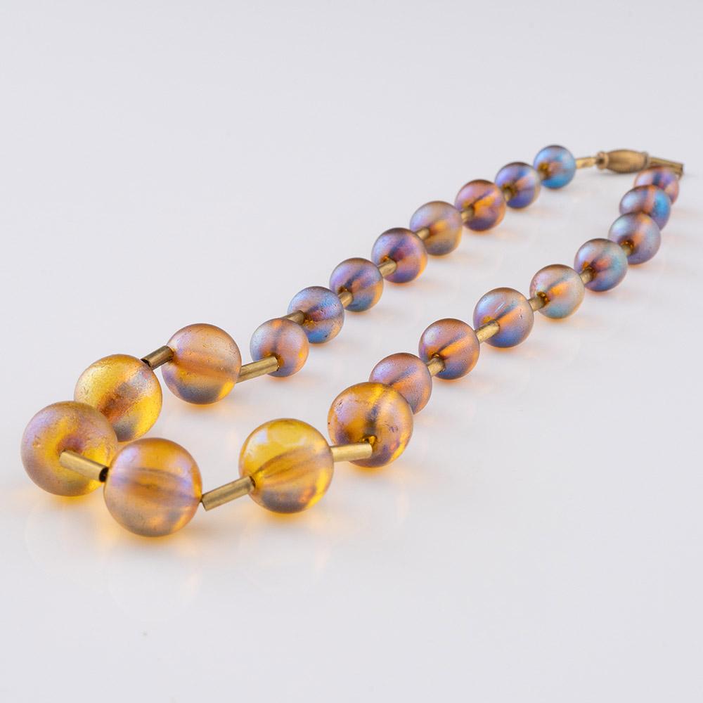 Collana WMF con perle di vetro Myra - Art Deco c1930 In condizioni buone in vendita a Tunbridge Wells, GB