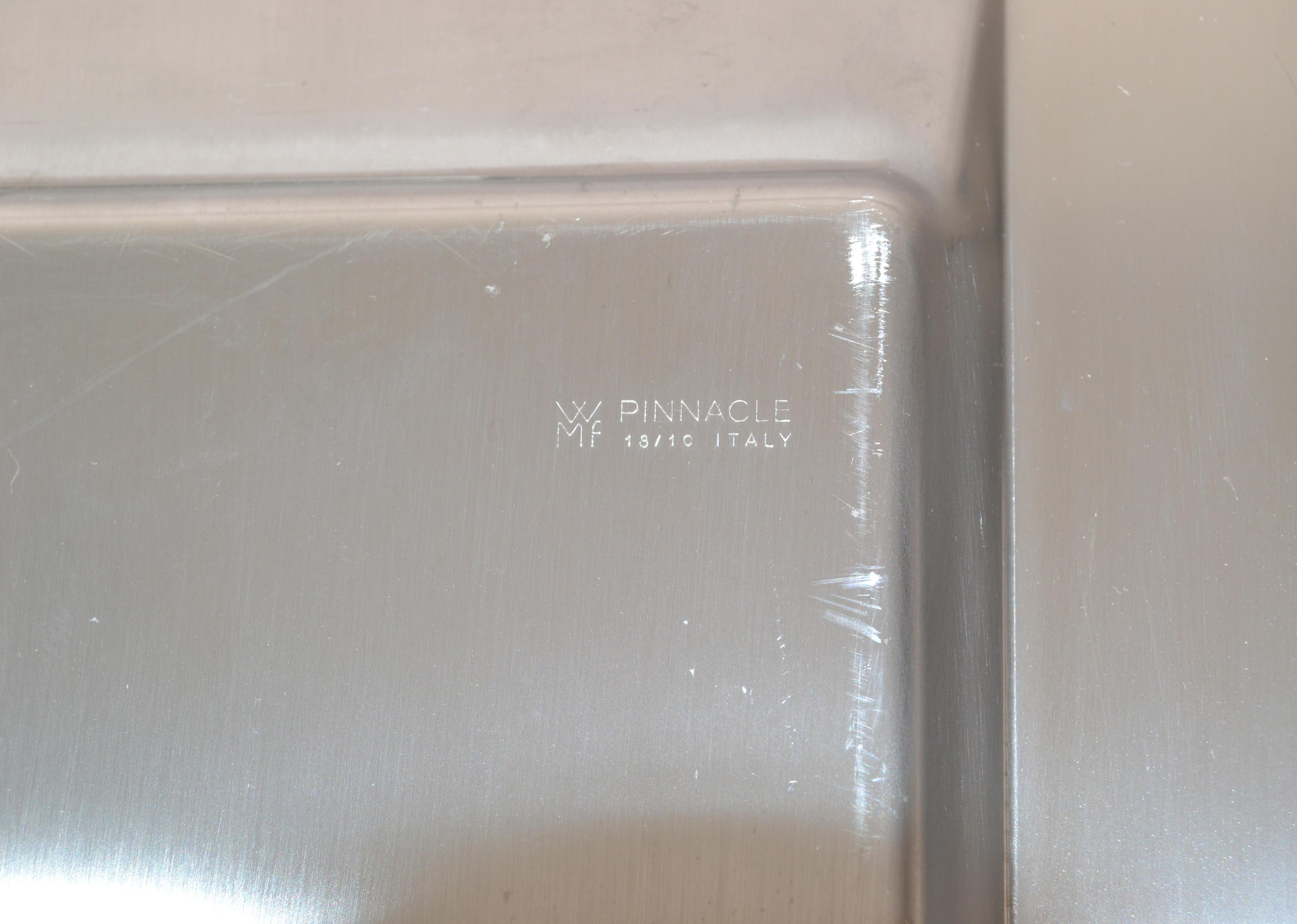 Italian WMF Pinnacle Italy 18/10 Serving Tray Stainless Steel For Sale