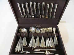 WMF Salzburg Mid Century Stainless Flatware Set 83 Pcs