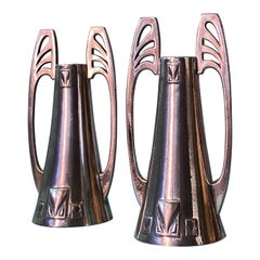 WMF Secessionist Art Nouveau Candle Holders