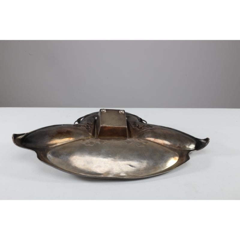 WMF Calamaio in peltro secessionista Art Nouveau di forma rettangolare a flusso organico in vendita 11