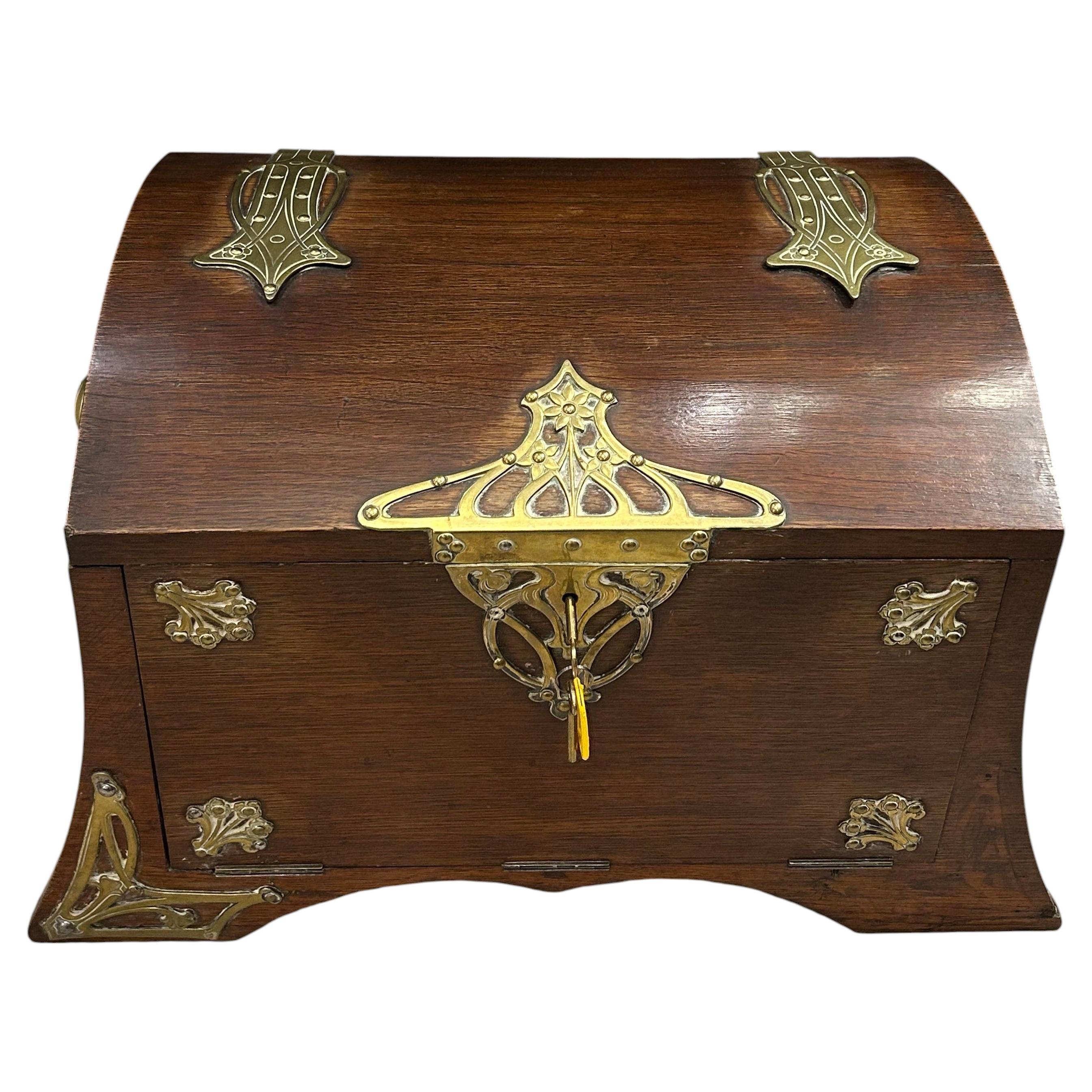 WMF Silver Art Nouveau Dinnerware in its Original Jugendstil Case, Germany For Sale