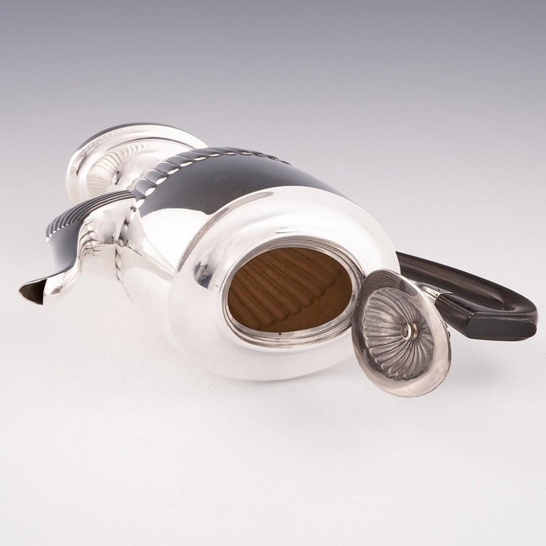 WMF Silver Plate Coffee Pot Sucrier and Milk Jug, c1925 For Sale at 1stDibs