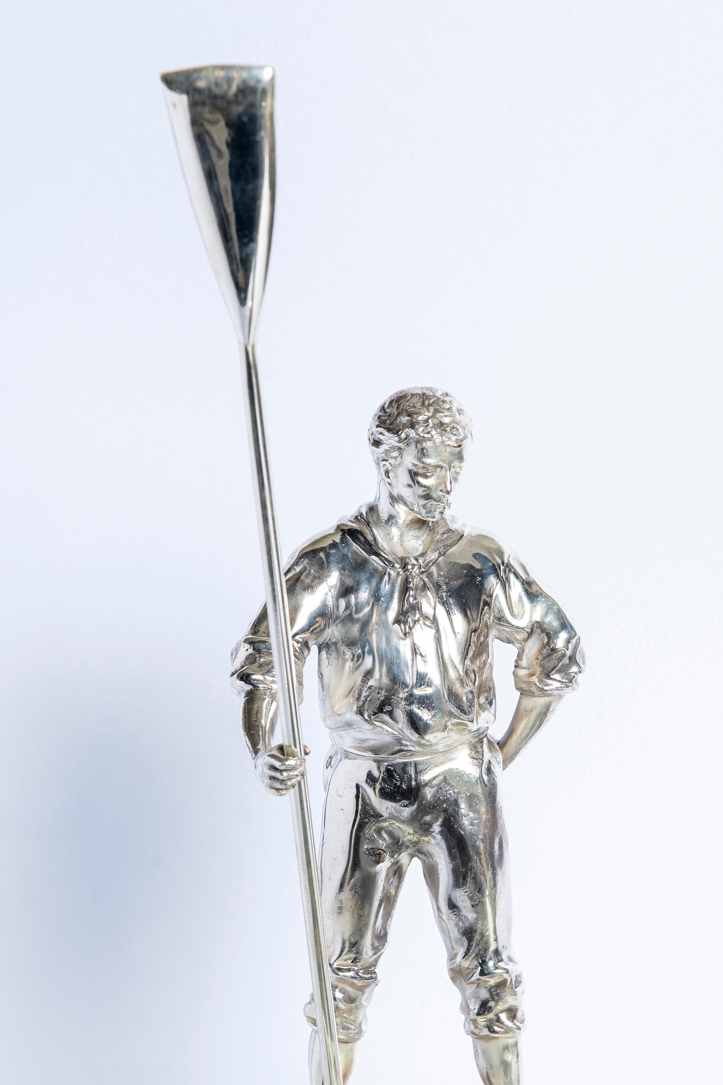 Tedesco W.M.F. Jardinière in argento con specchio, periodo Jugendstil in vendita