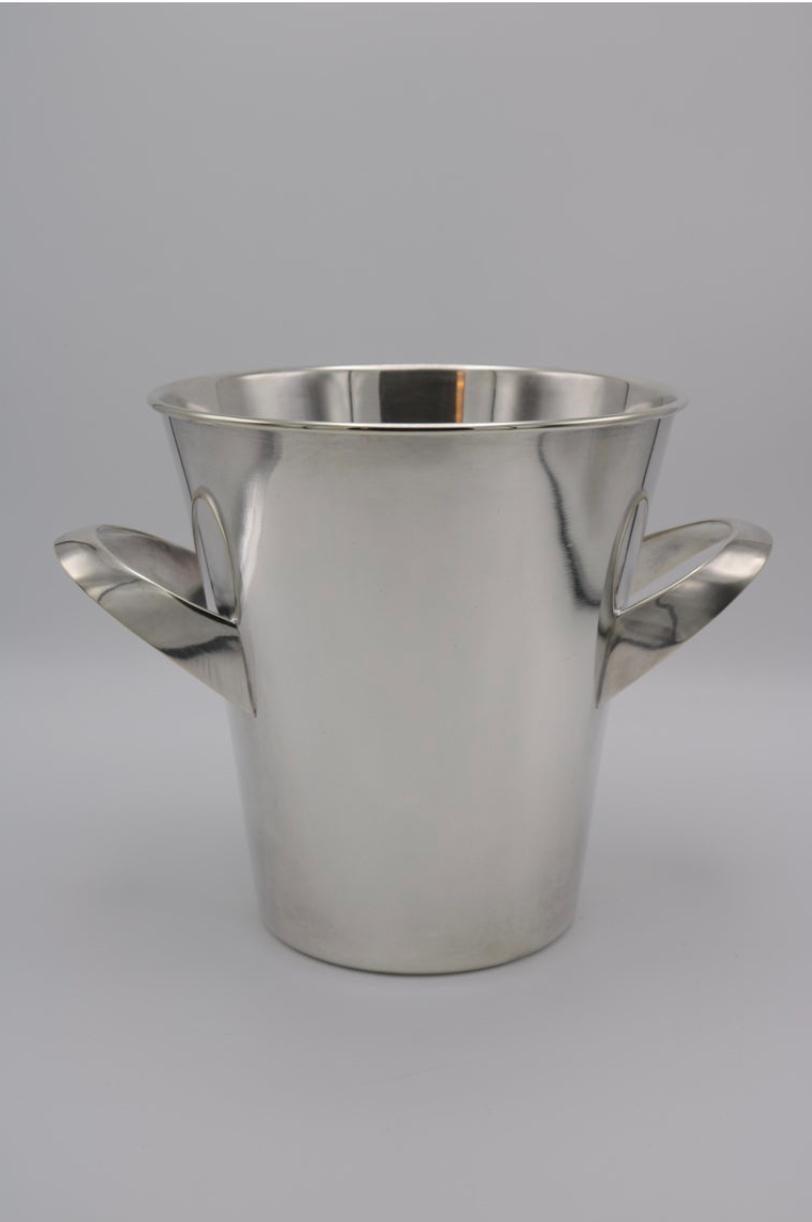 WMF Silver Plate Modern Champagne Bucket Cooler Deutschland um 1950 (Moderne der Mitte des Jahrhunderts) im Angebot