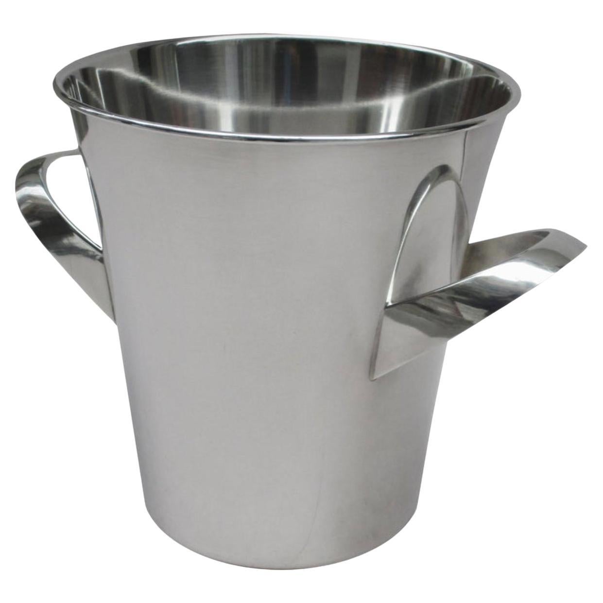 WMF Secchiello moderno per champagne in argento Germania circa 1950