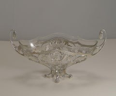 WMF Silver Plated Centrepiece / Bowl, Original Crystal Liner, circa 1900