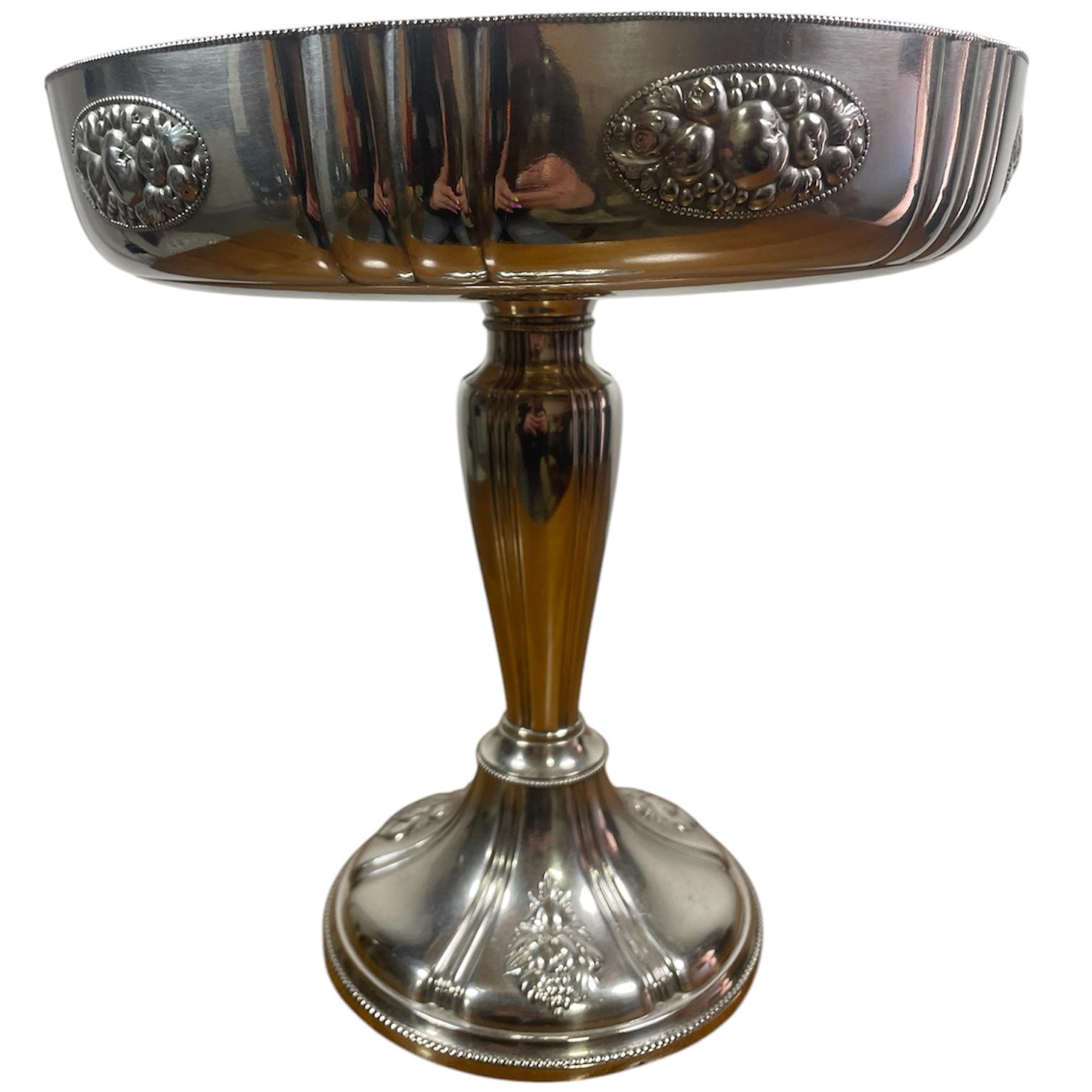 WMF Versilberte Obstschale Art Deco (Art déco) im Angebot