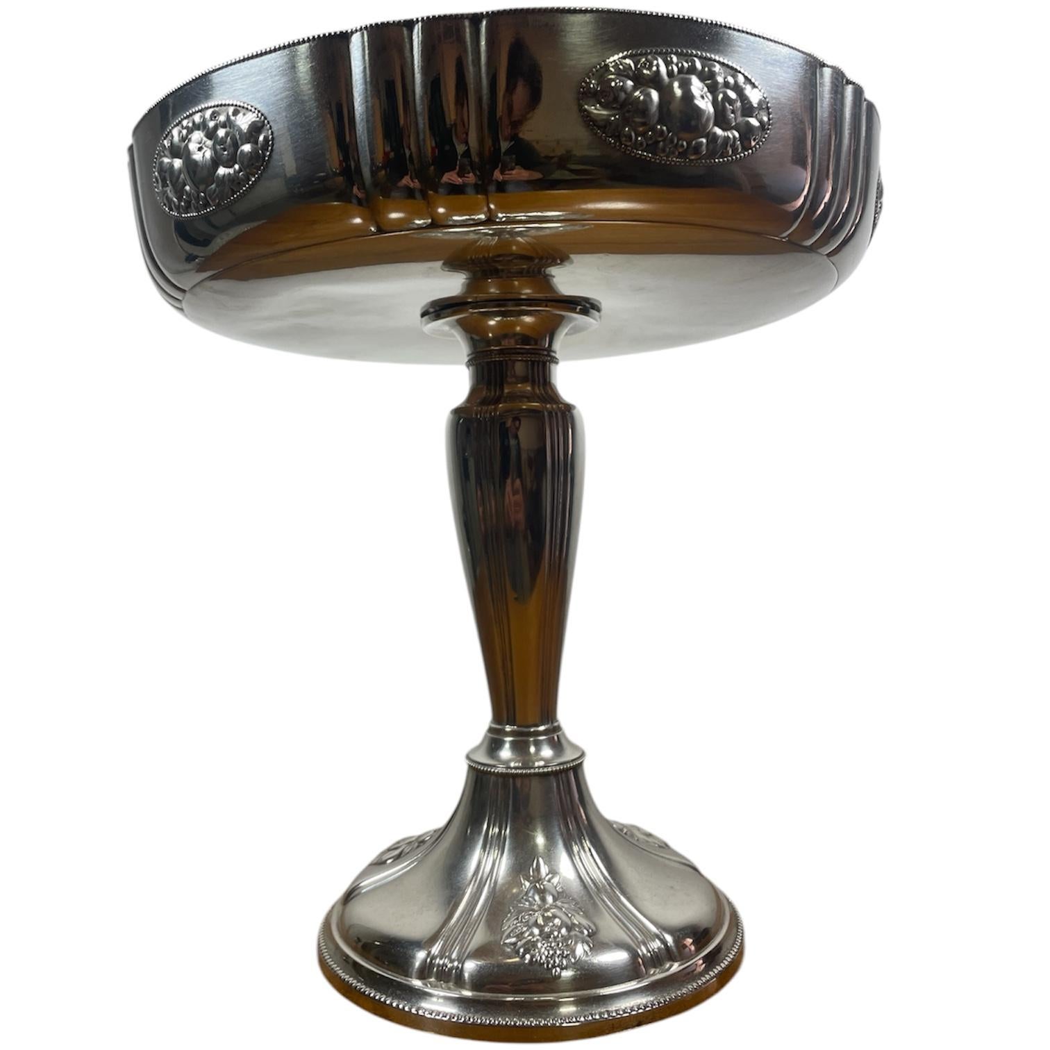 WMF Versilberte Obstschale Art Deco (Frühes 20. Jahrhundert) im Angebot