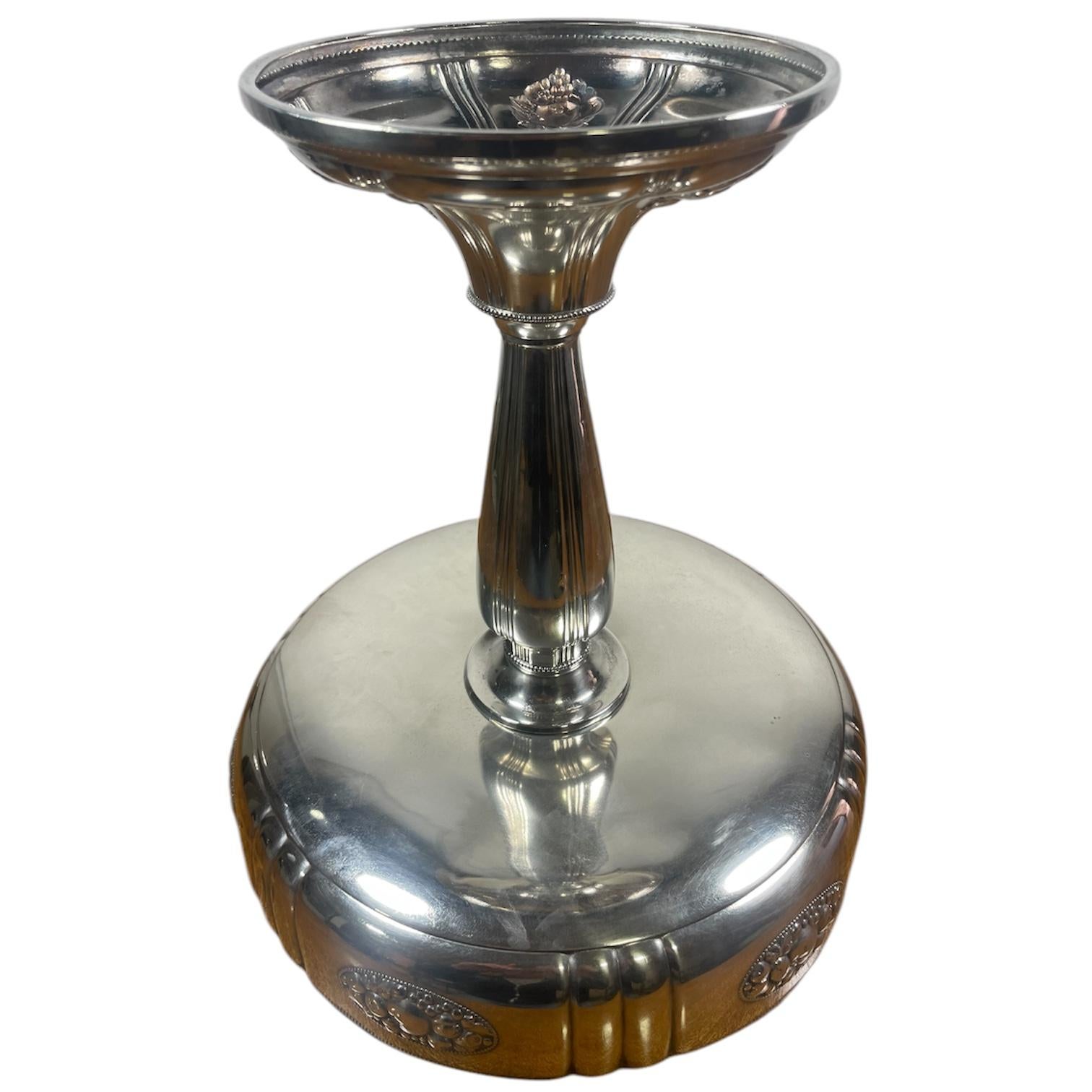 WMF Versilberte Obstschale Art Deco im Angebot 1