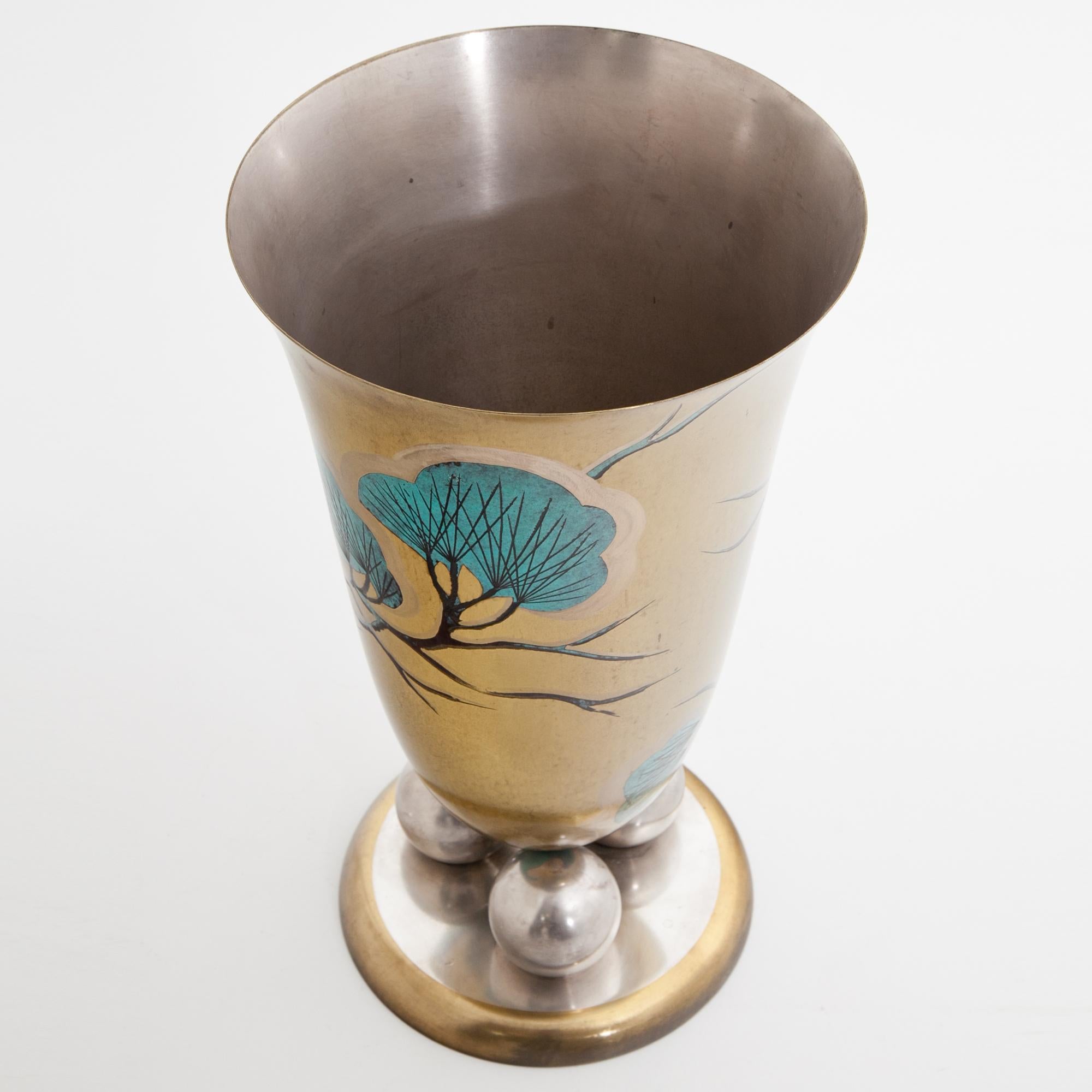 Early 20th Century Art Deco WMF Vase, 1920s-1930s