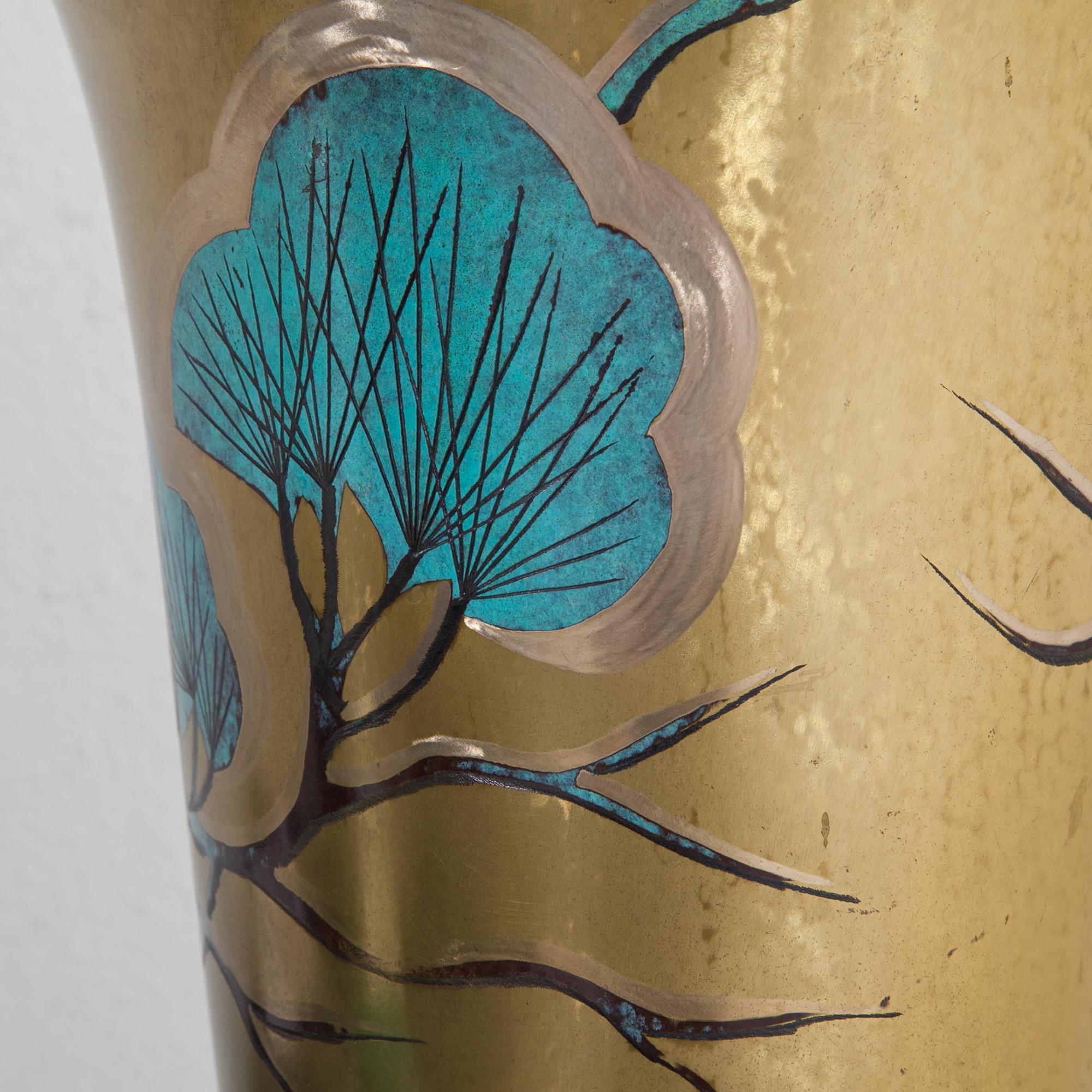 Metal Art Deco WMF Vase, 1920s-1930s