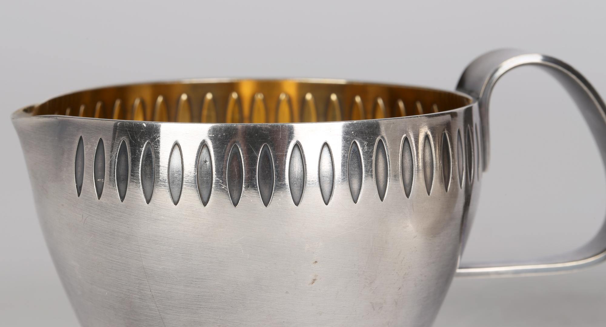 WMF 'Würtemburgische Metallwaren Fabrik' Art Deco Silver Plated Sugar Bowl & Jug For Sale 2