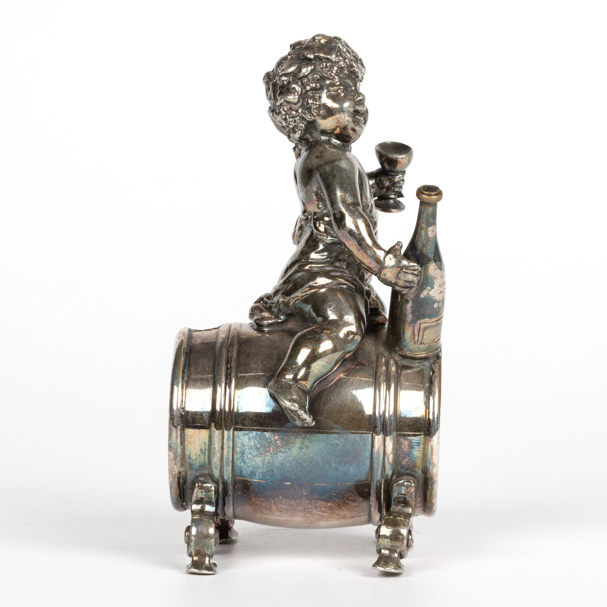 WMF Württembergische Metallwaren Versatoio per Gin Figurato Jugendstil Tedesco in vendita 5