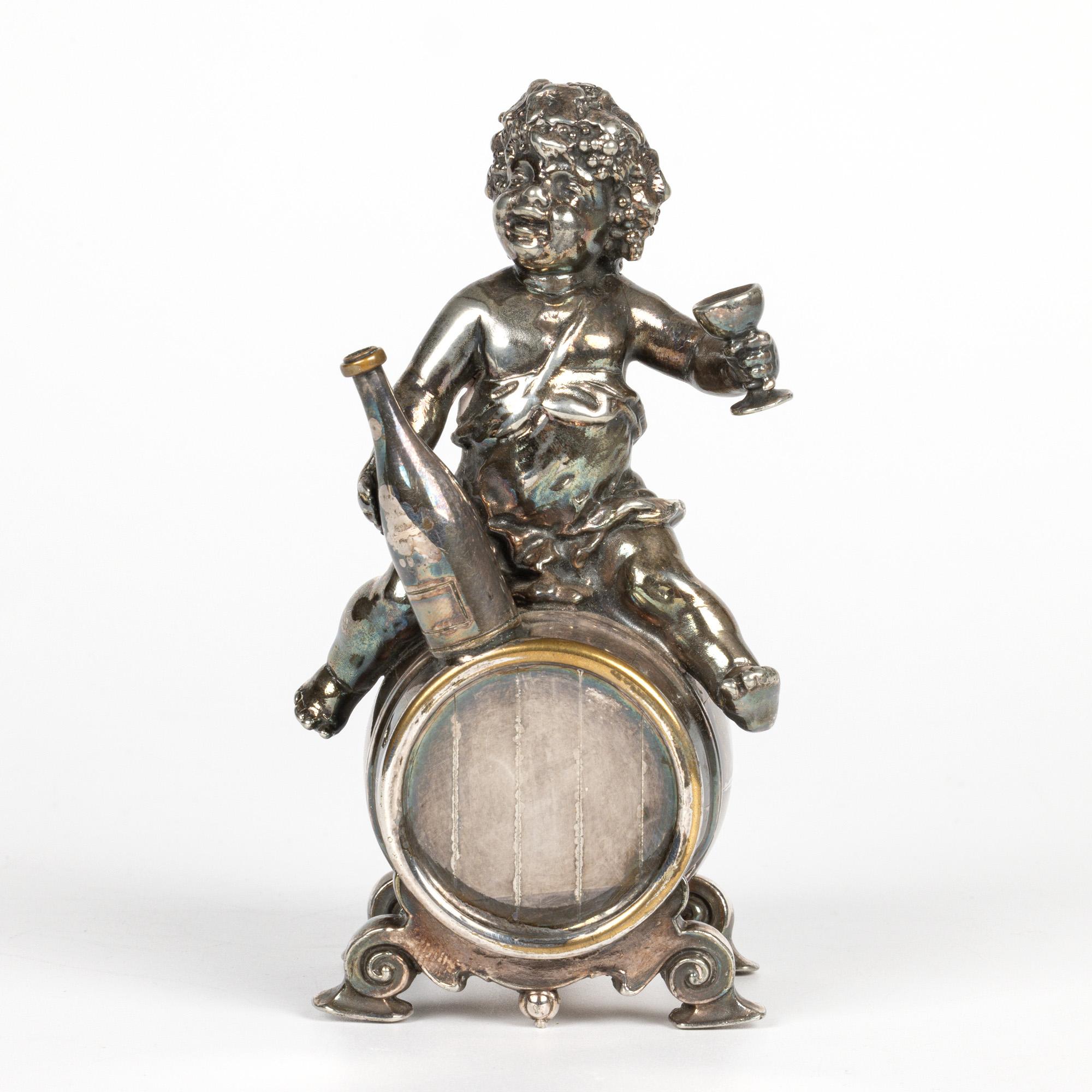 WMF Württembergische Metallwaren Versatoio per Gin Figurato Jugendstil Tedesco in vendita 3