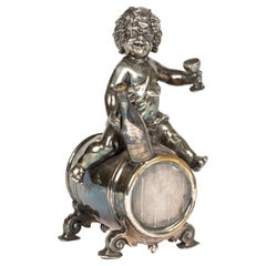 WMF Württembergische Metallwaren Versatoio per Gin Figurato Jugendstil Tedesco