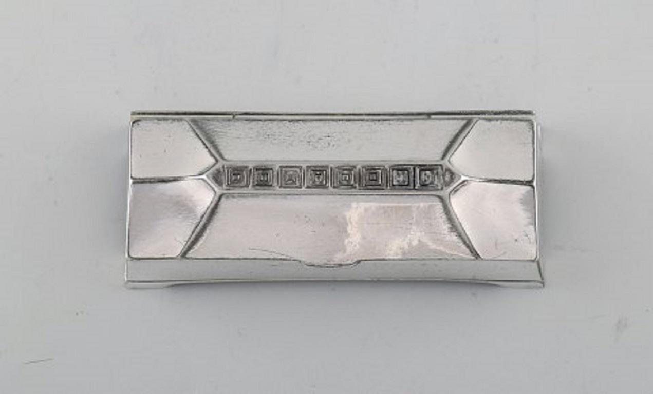 Silver Plate WMF 'Württembergische METALLWARENFABRIK', Germany, Art Deco Pen Tray with Box For Sale
