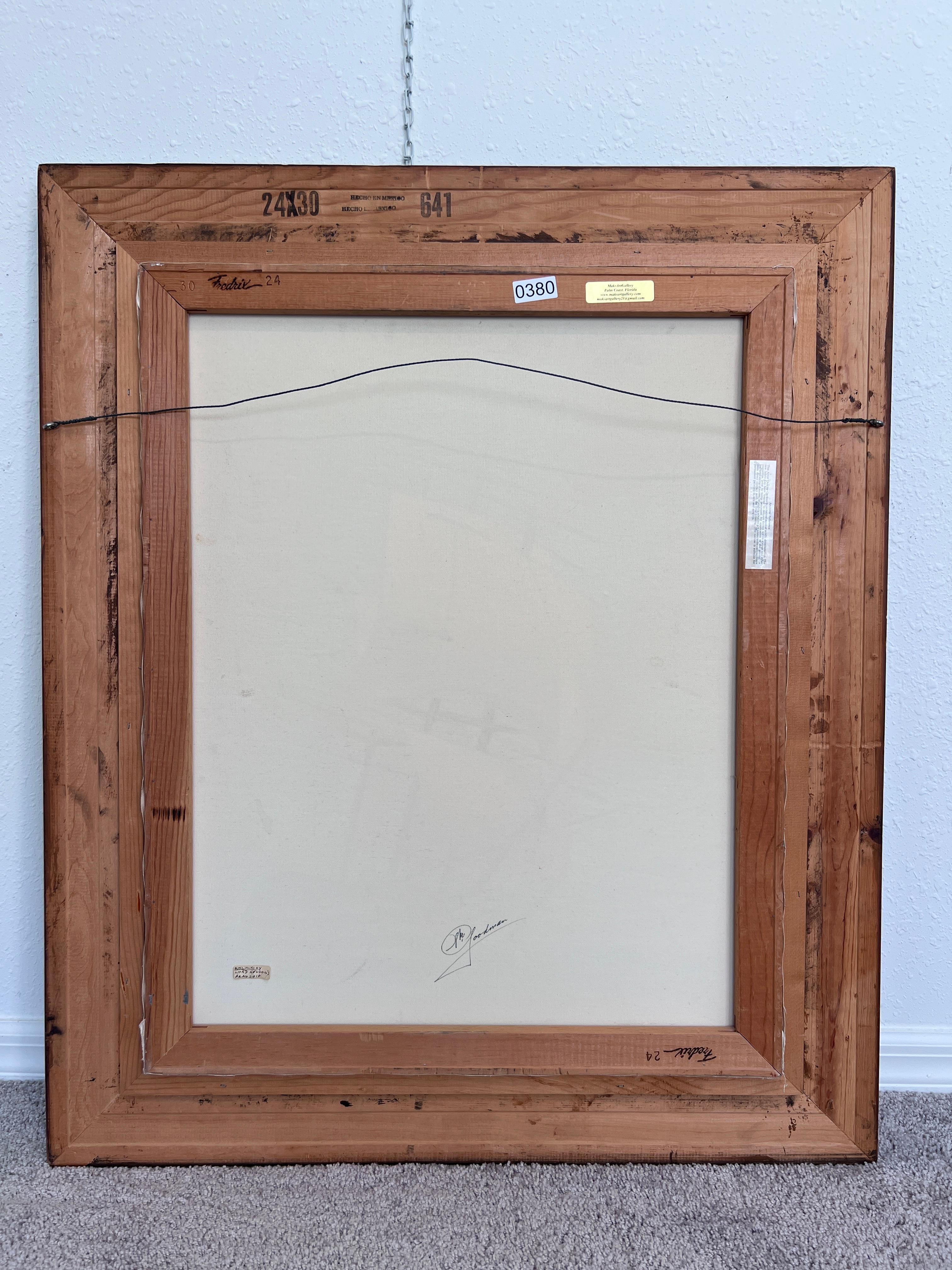 Exquisite maritime Schiffsmalerei von W.M. Goodman - Ozean-Segelschiff-Kunst im Angebot 7