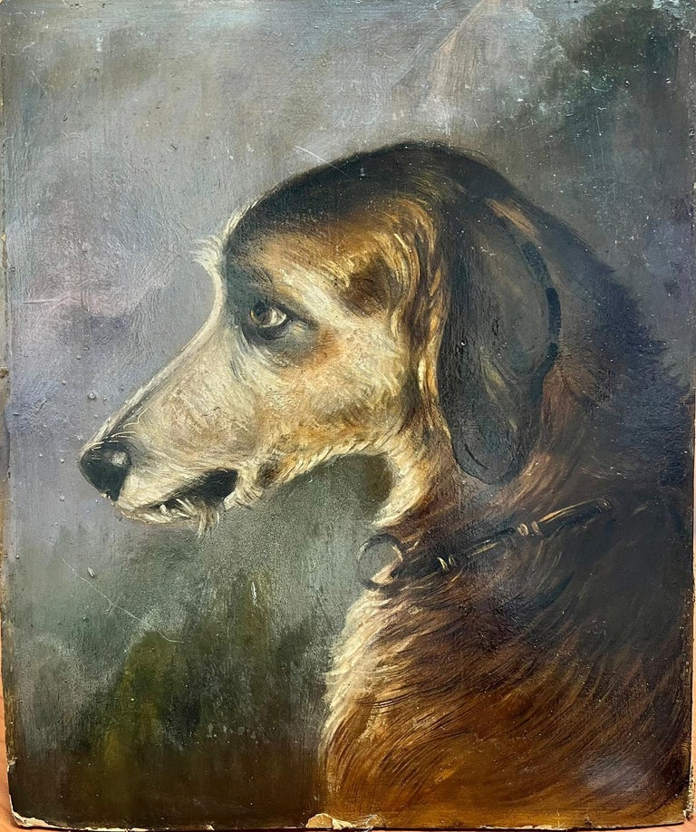 Victorian dog paintings deals