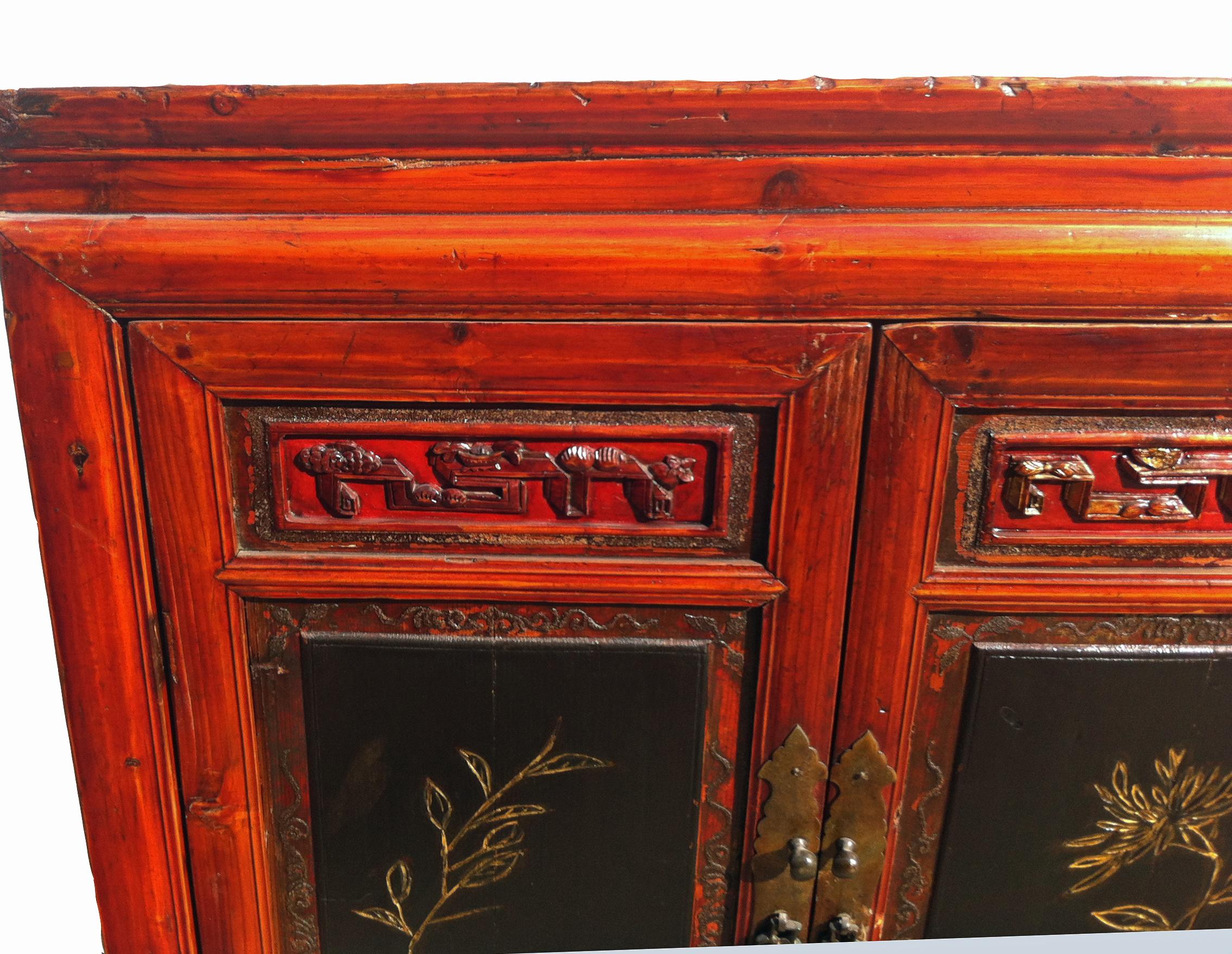 Chinese Wo Shelve Cabinet For Sale