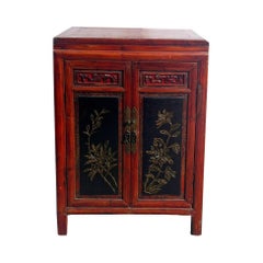 Antique Wo Shelve Cabinet