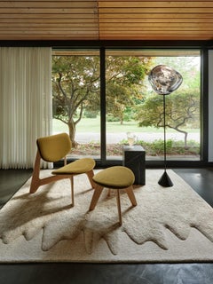 'Wobble' 100% Tufted Wool Off-white Area Rug for Tom Dixon