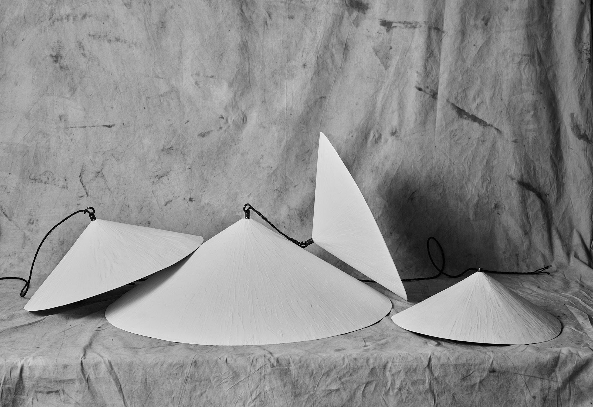 Hand-Crafted Wobble Ceiling Light, medium by Alex Robinson