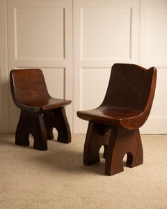 Woden chairs attributed to Jose Zanine Caldas - Brazil 1950s