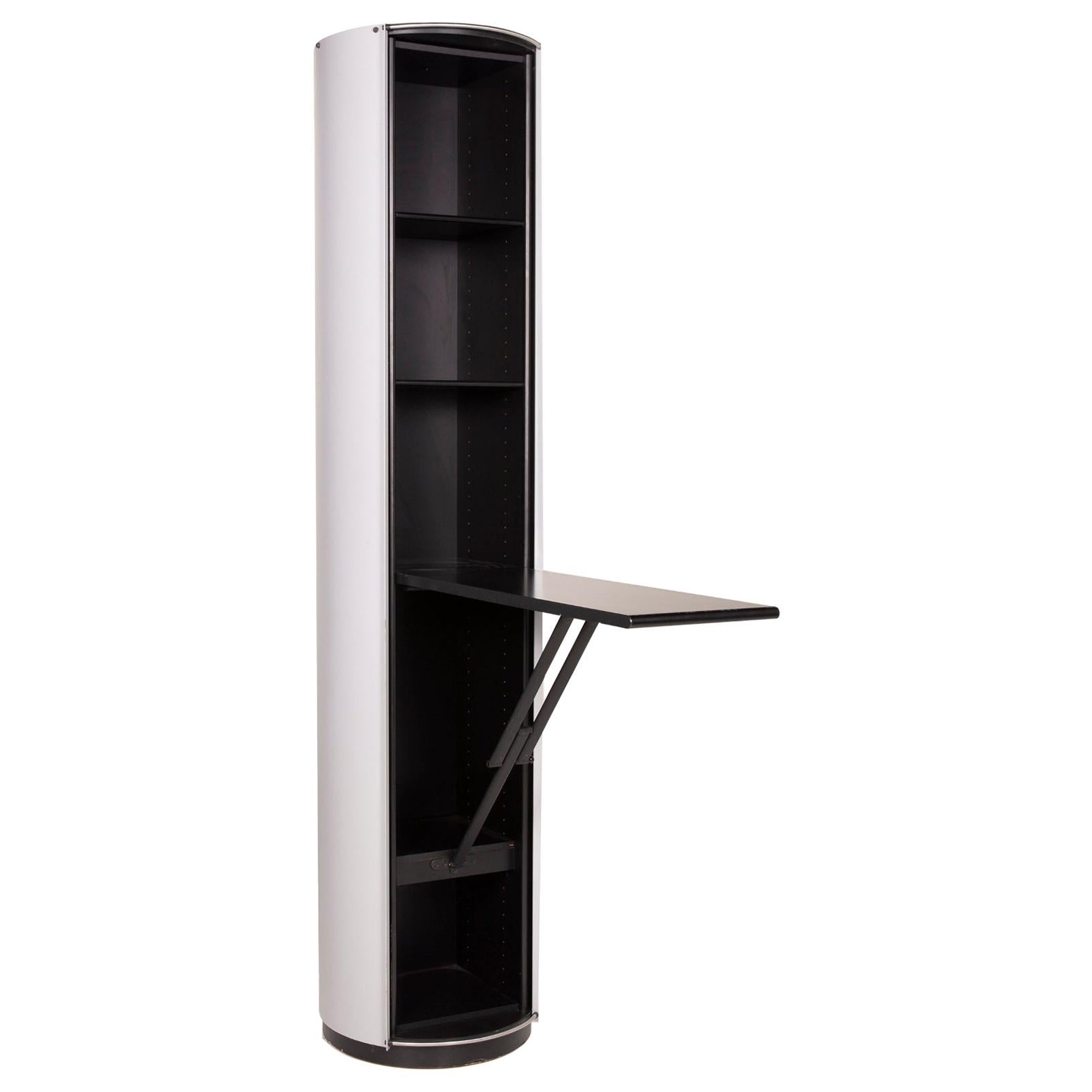 Wogg 13 Amor Metal Advertising Column Black 5 Shelves Counter Shelf Highboard