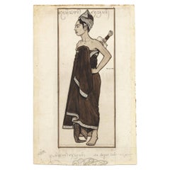 W.O.J. Nieuwenkamp (1874-1950) "IDA Bagoes Raki, Bali 1906".